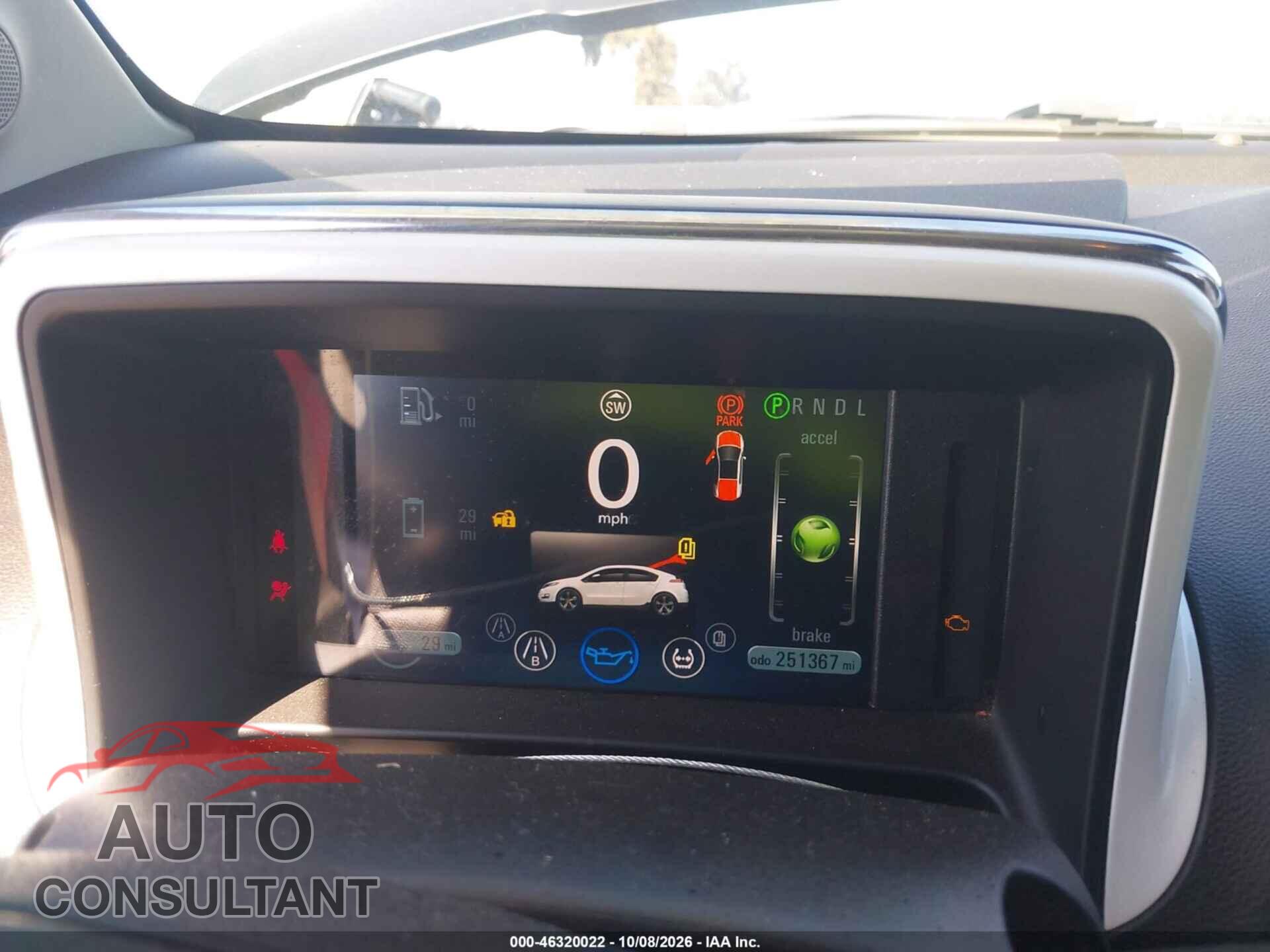 CHEVROLET VOLT 2012 - 1G1RA6E40CU127372