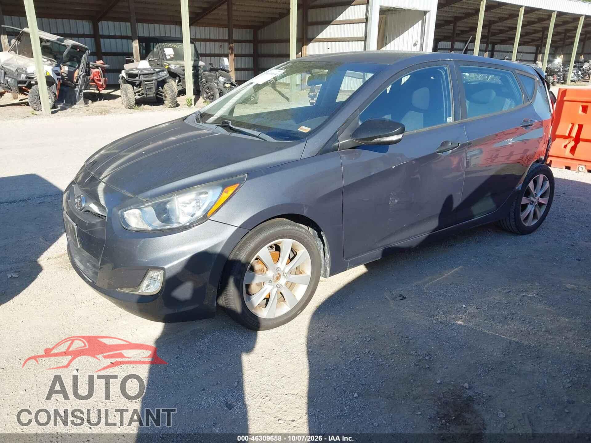 HYUNDAI ACCENT 2012 - KMHCU5AE5CU003428