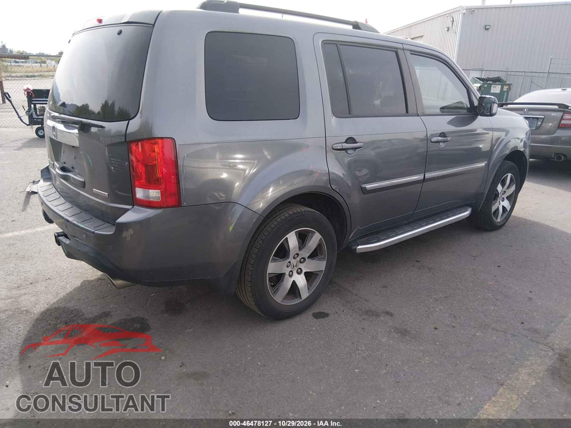 HONDA PILOT 2012 - 5FNYF3H99CB020632