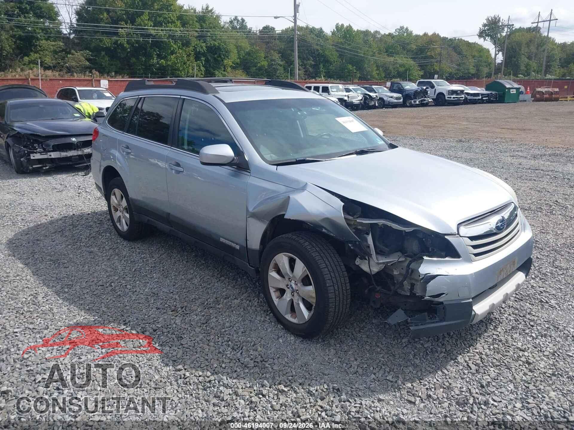 SUBARU OUTBACK 2012 - 4S4BRDKC9C2254792