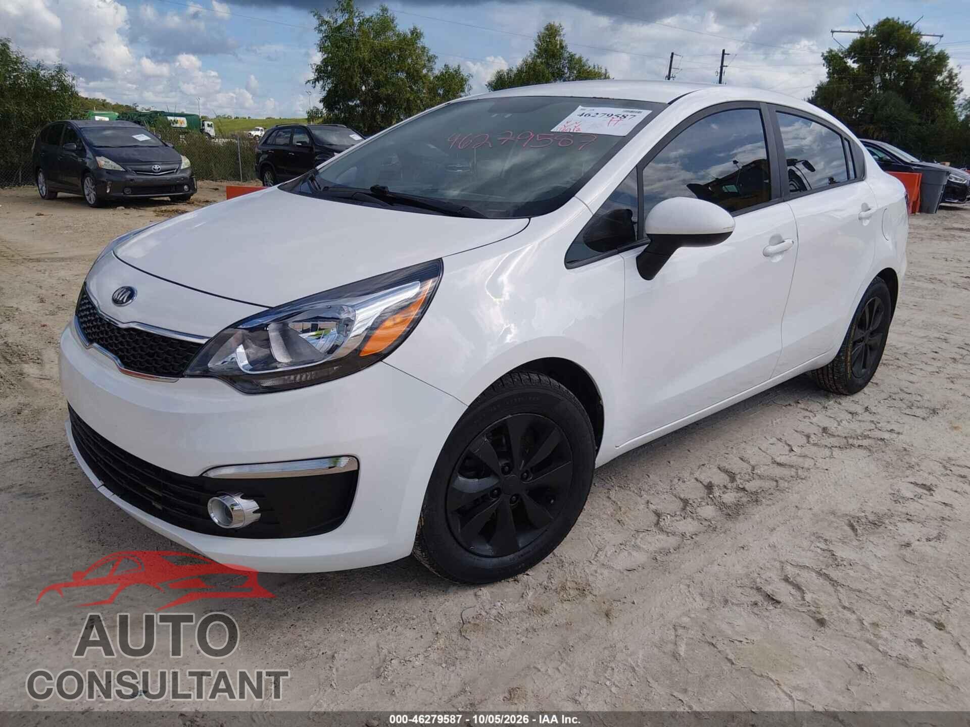 KIA RIO 2016 - KNADN4A31G6633985