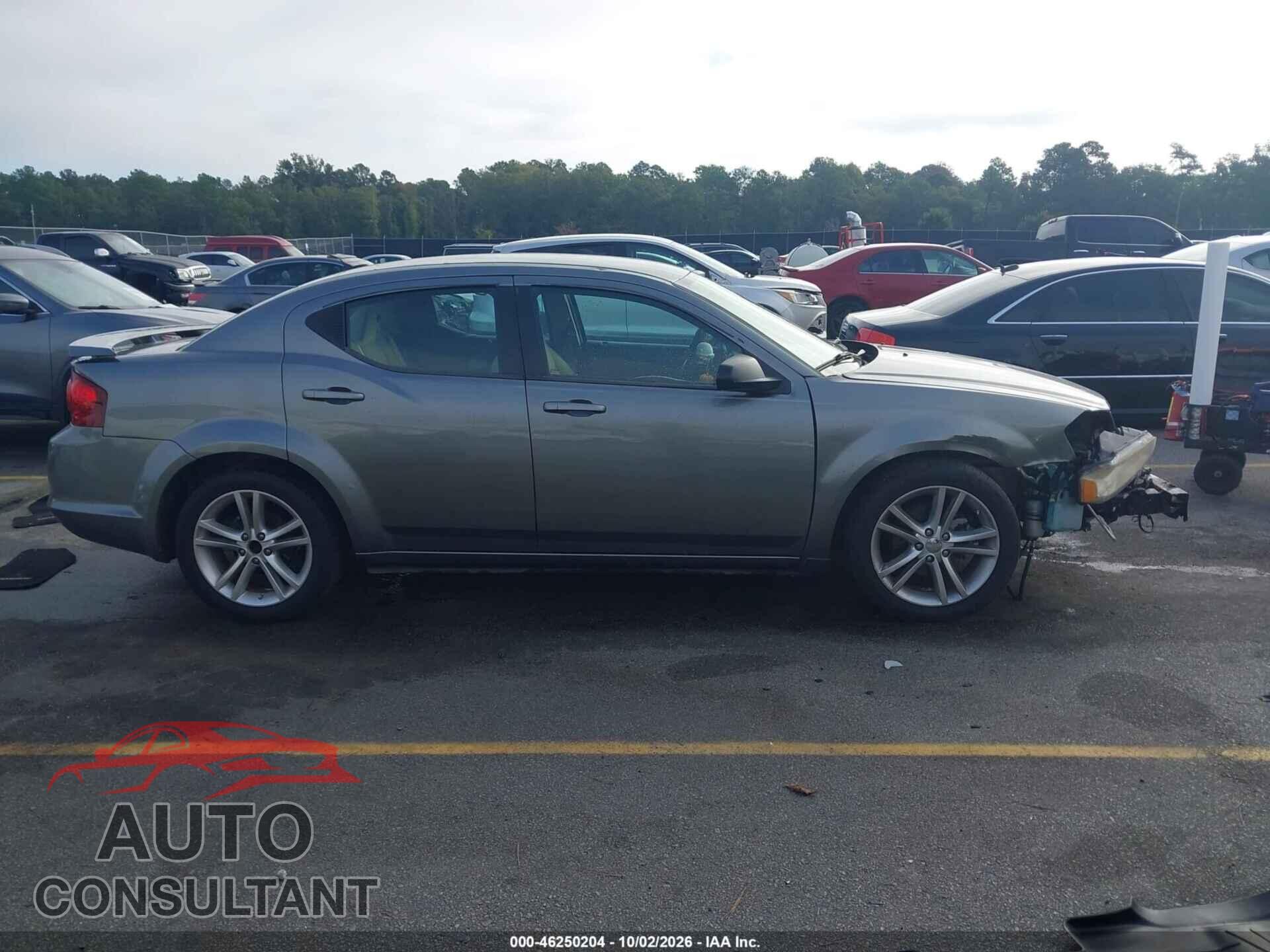 DODGE AVENGER 2012 - 1C3CDZAG8CN255119