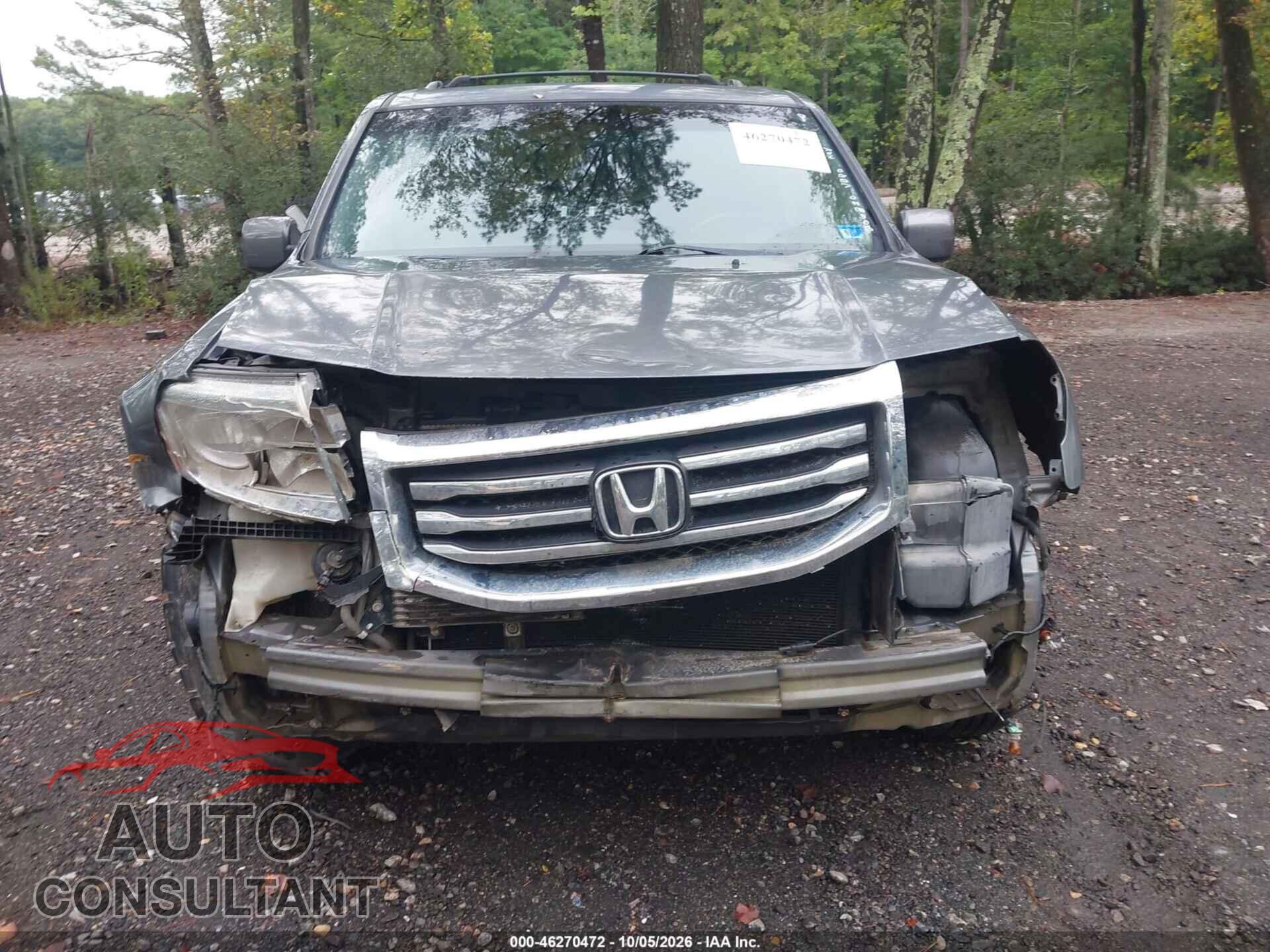 HONDA PILOT 2012 - 5FNYF4H45CB009122