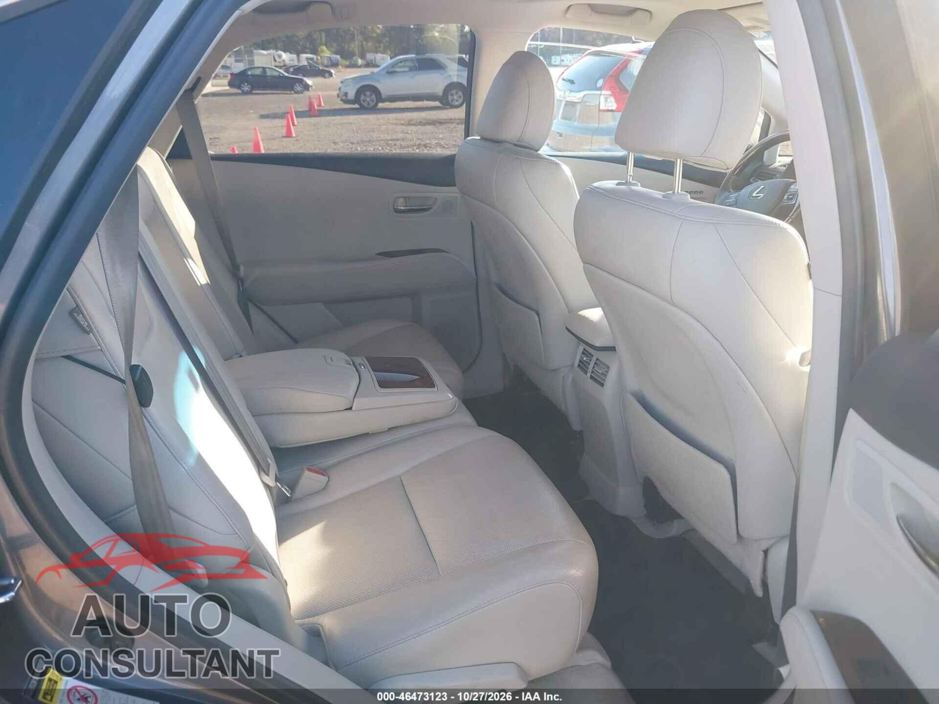 LEXUS RX 350 2012 - 2T2ZK1BA6CC076597