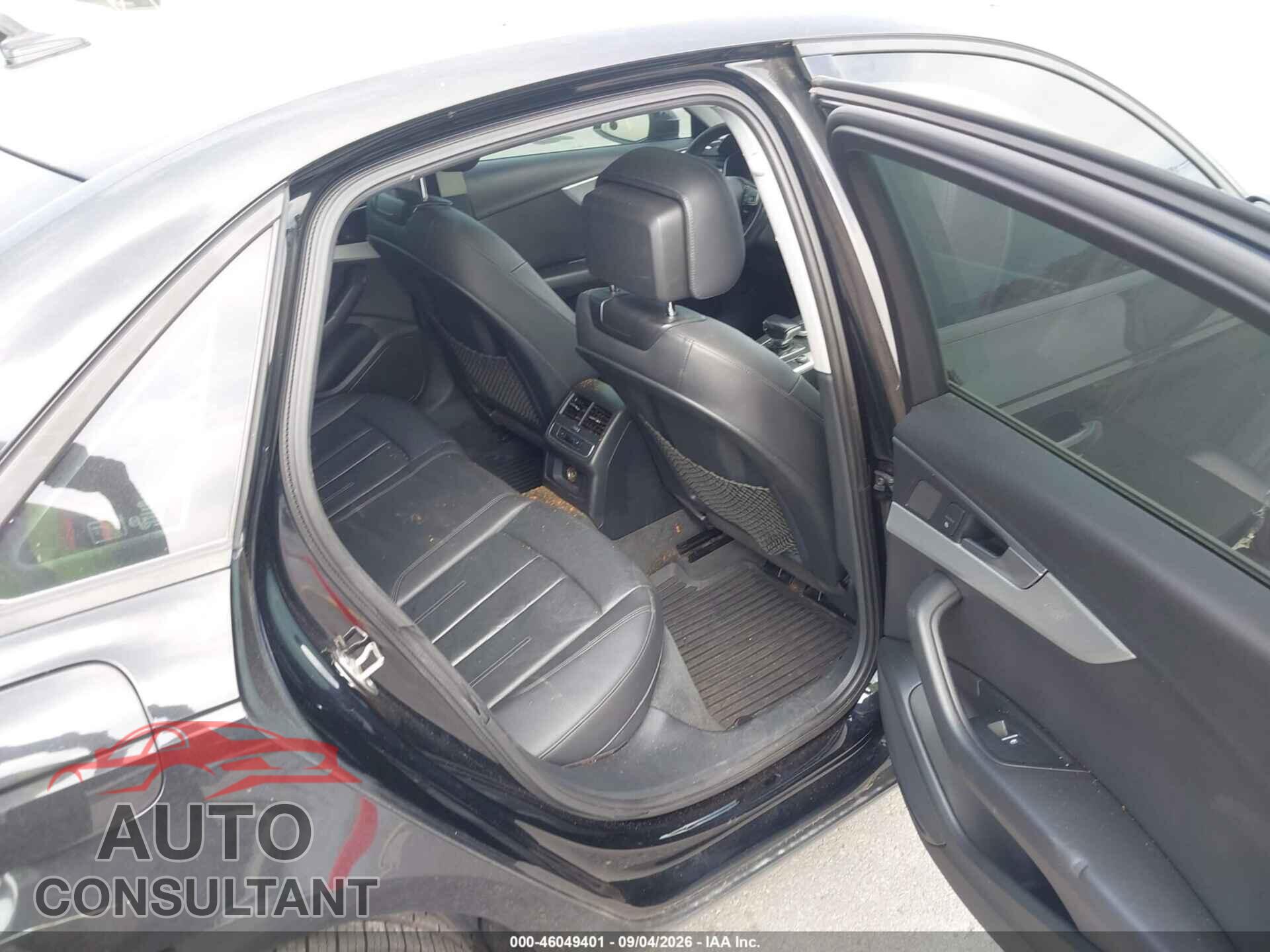 AUDI A4 2017 - WAUGNAF47HN015896