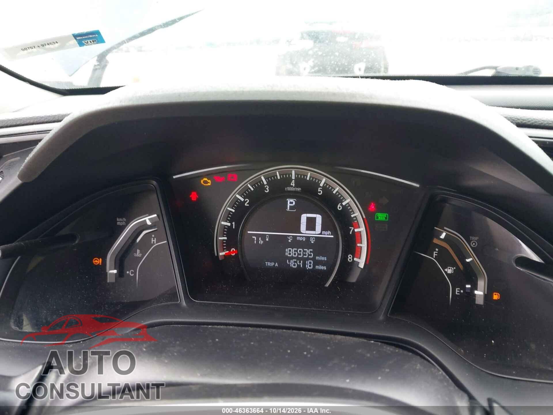 HONDA CIVIC 2016 - 19XFC2F55GE067372