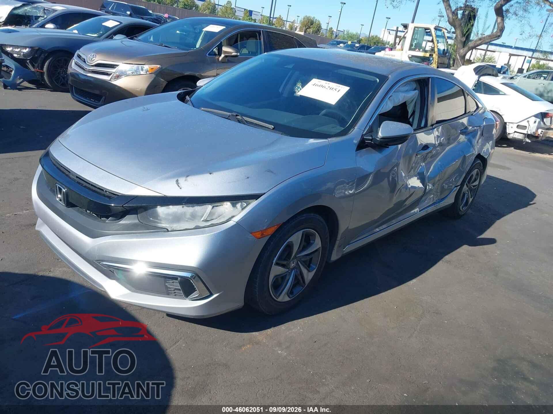 HONDA CIVIC 2020 - 19XFC2F63LE213688