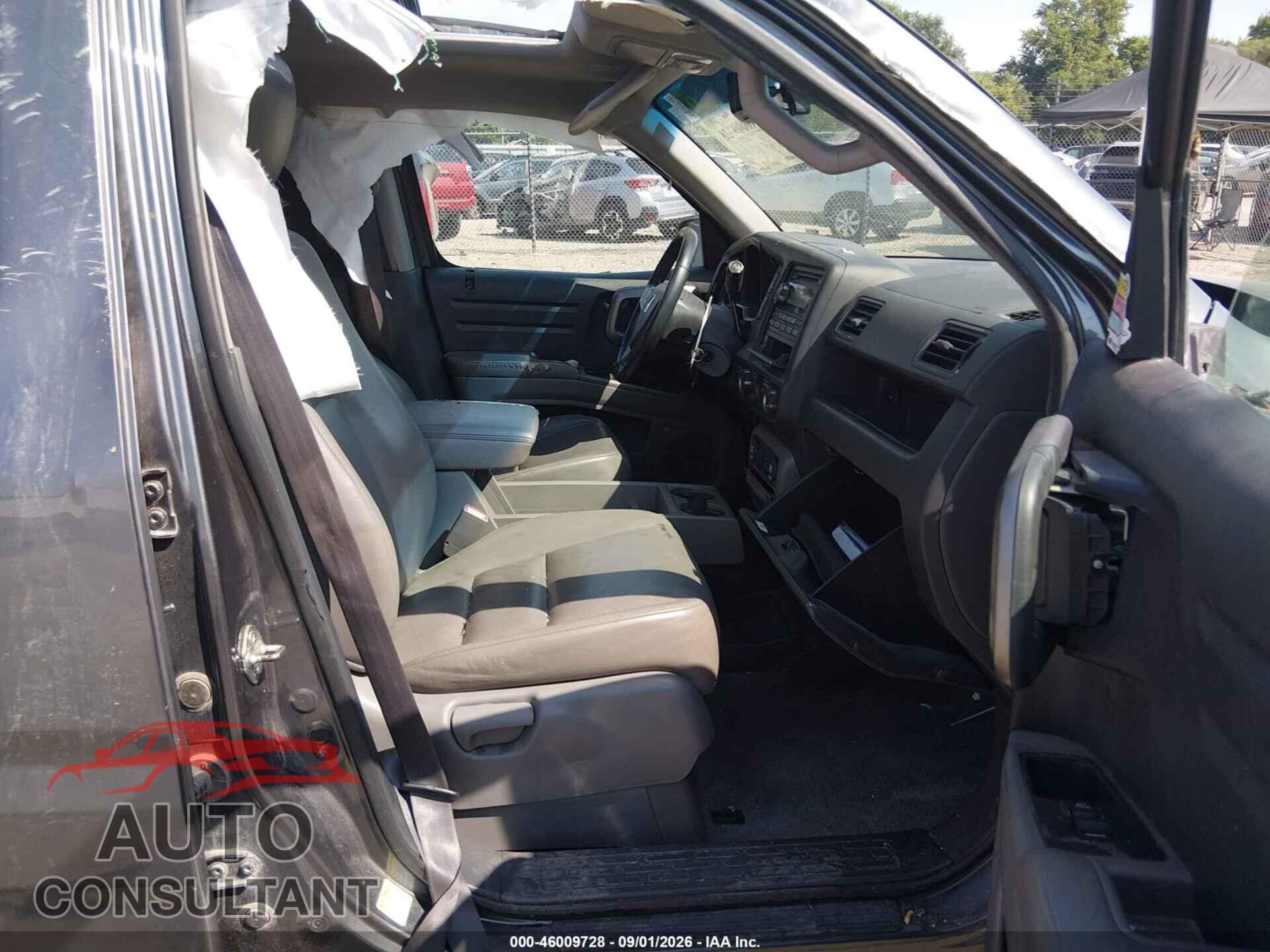 HONDA RIDGELINE 2012 - 5FPYK1F53CB456660