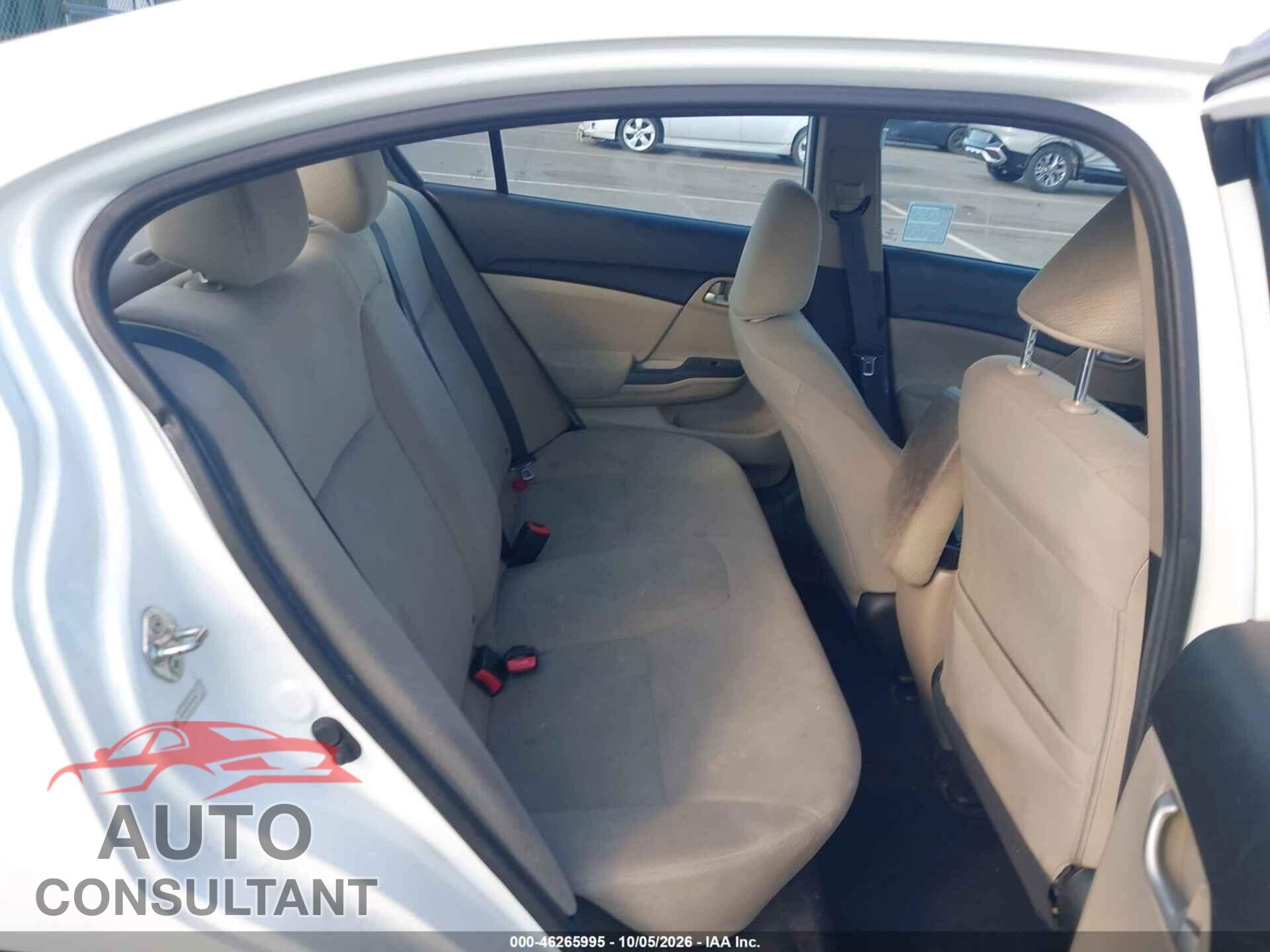 HONDA CIVIC 2013 - 19XFB2F51DE281502