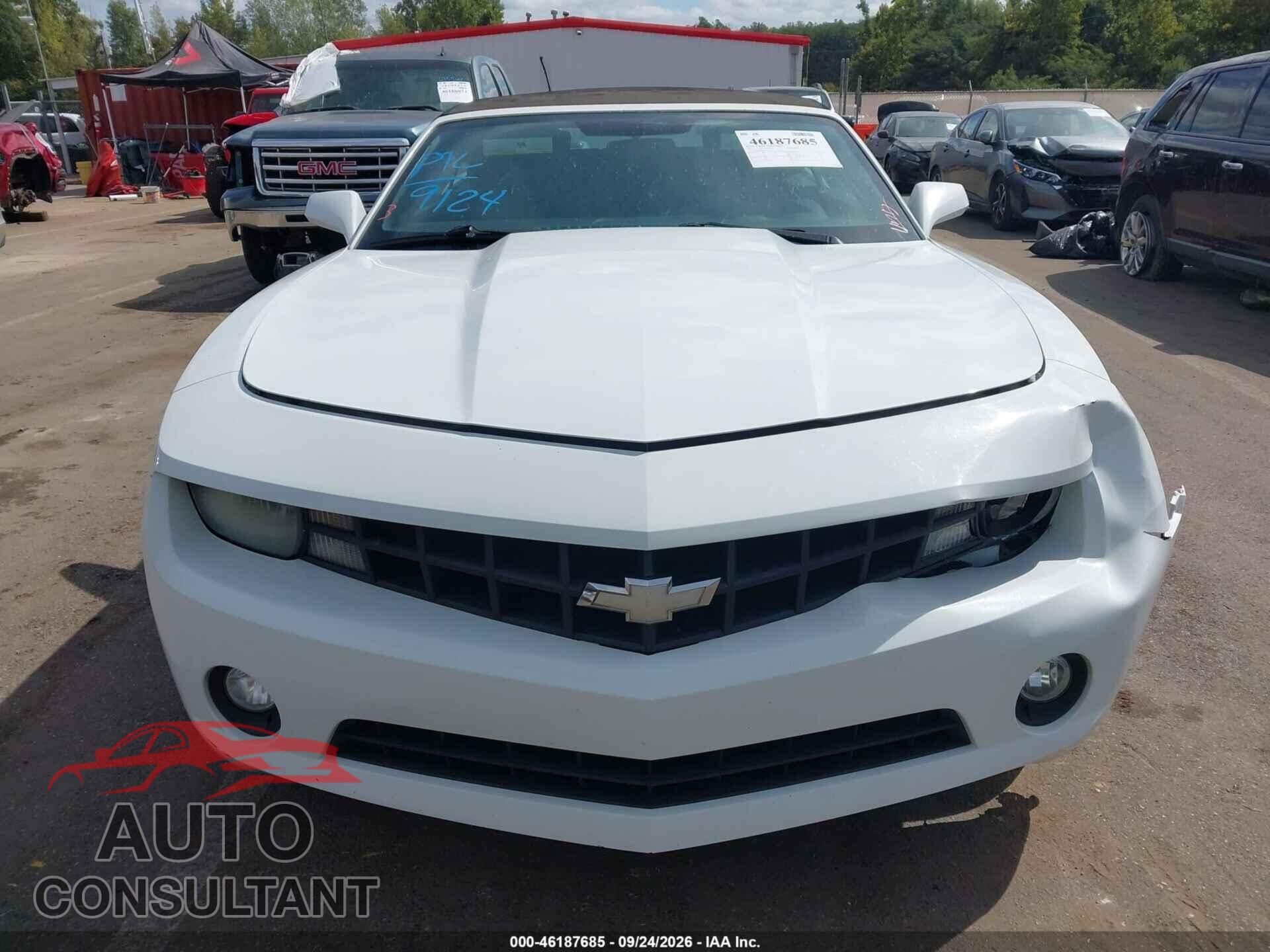 CHEVROLET CAMARO 2013 - 2G1FB3D36D9110792