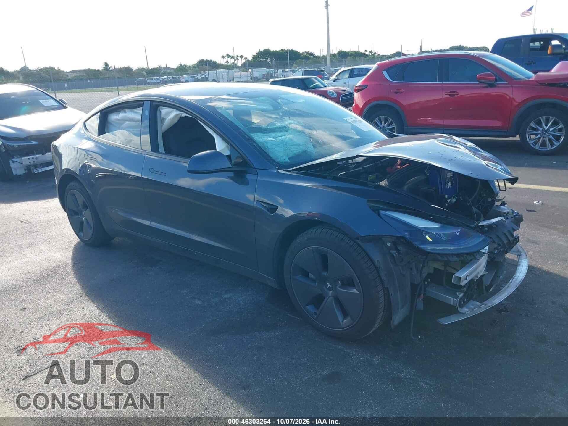 TESLA MODEL 3 2022 - 5YJ3E1EA2NF331516