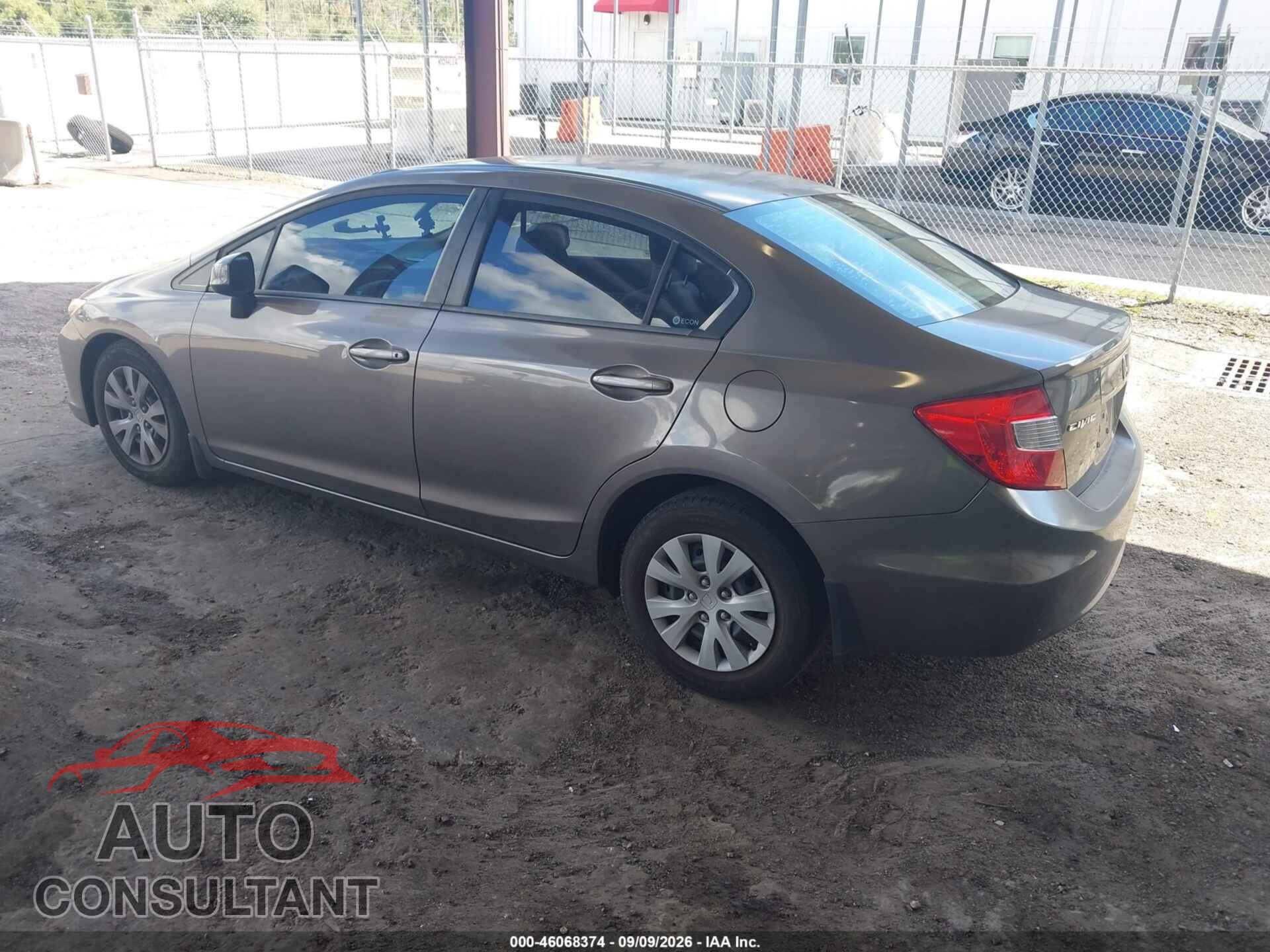 HONDA CIVIC 2012 - 19XFB2F57CE065197
