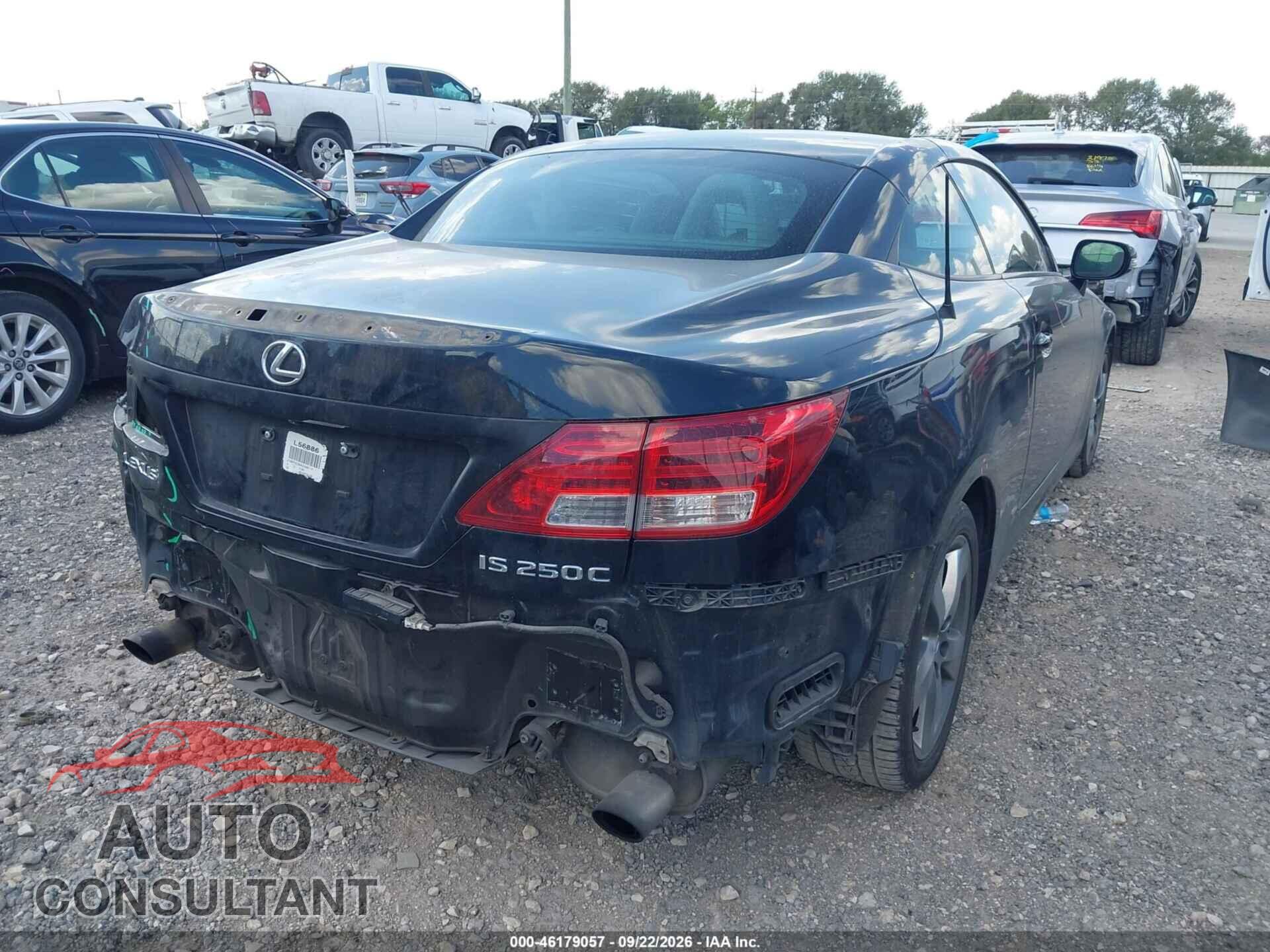 LEXUS IS 250C 2010 - JTHFF2C20A2503713