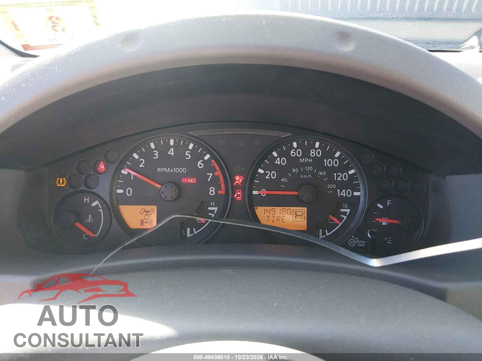 NISSAN FRONTIER 2011 - 1N6AD0EV1BC422113