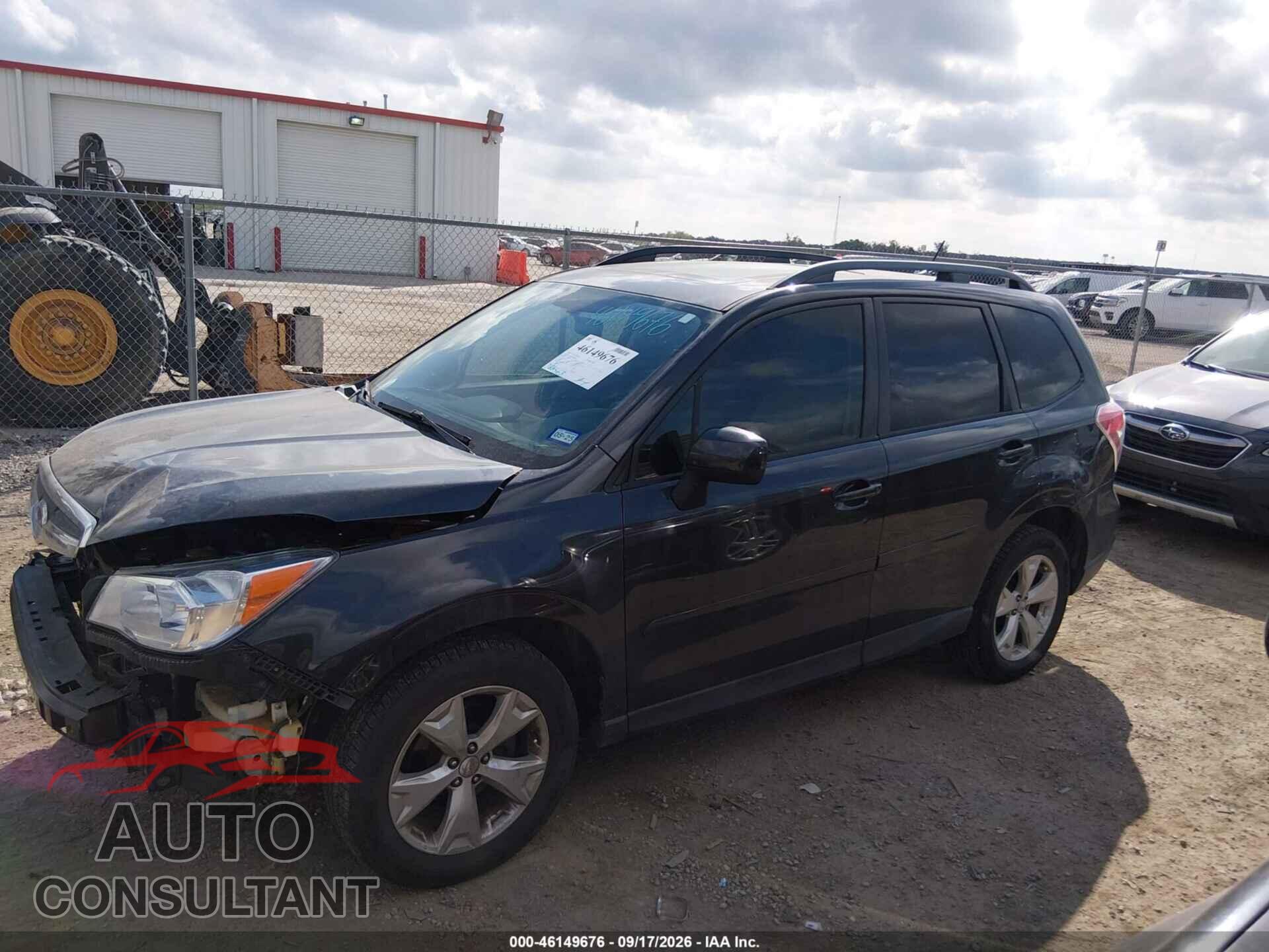 SUBARU FORESTER 2014 - JF2SJADC1EH402894