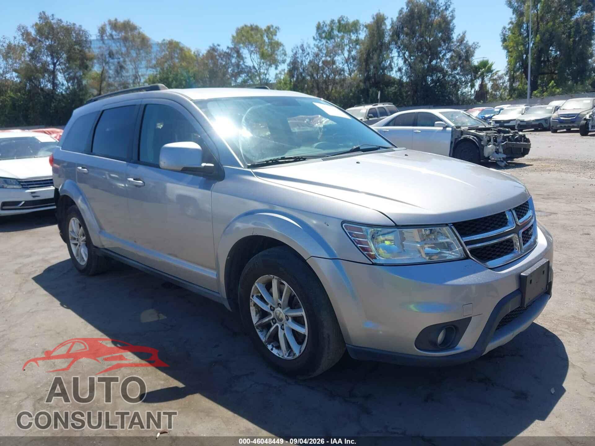 DODGE JOURNEY 2015 - 3C4PDCBG8FT743824