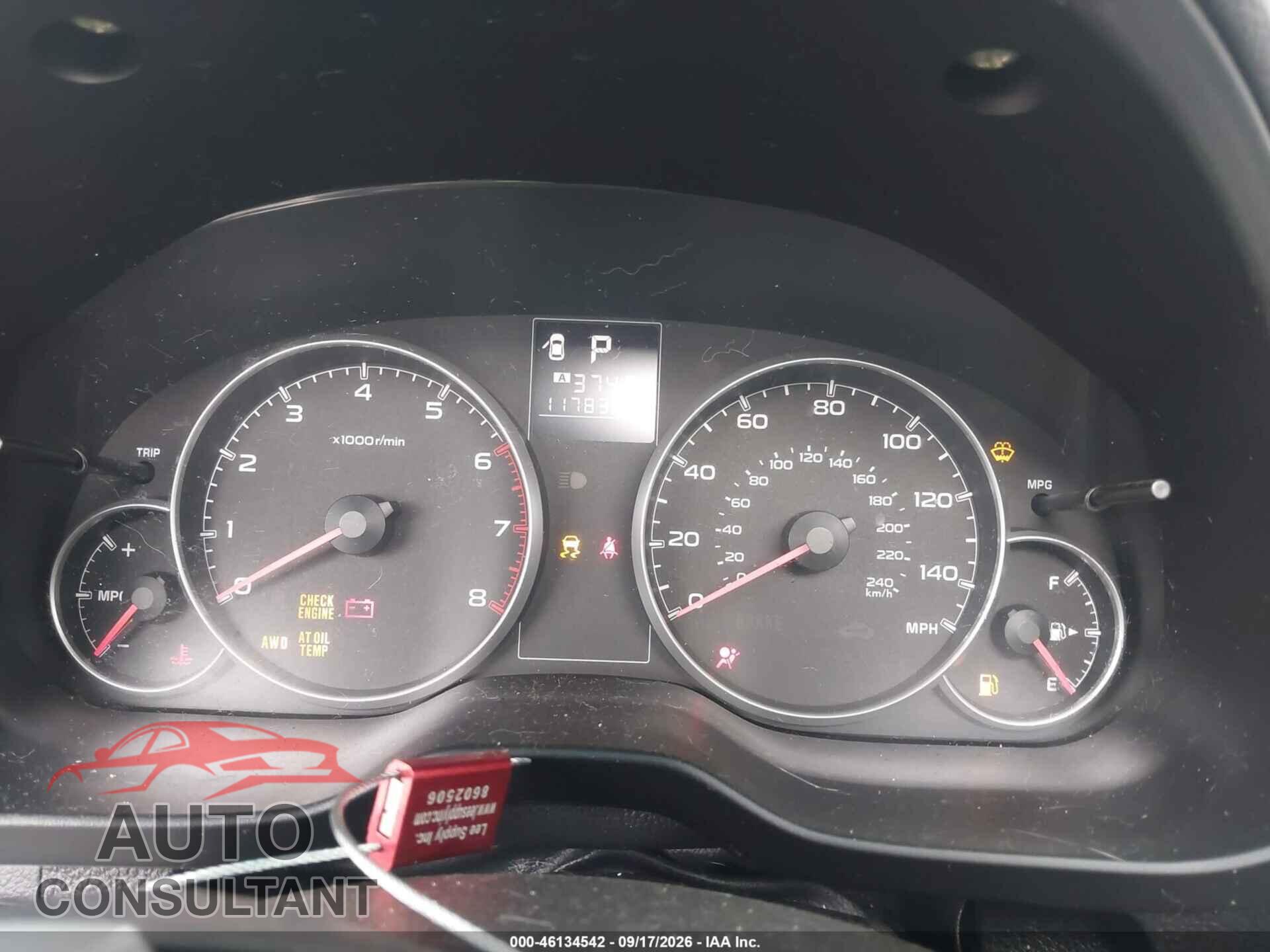 SUBARU LEGACY 2014 - 4S3BMBH60E3018943