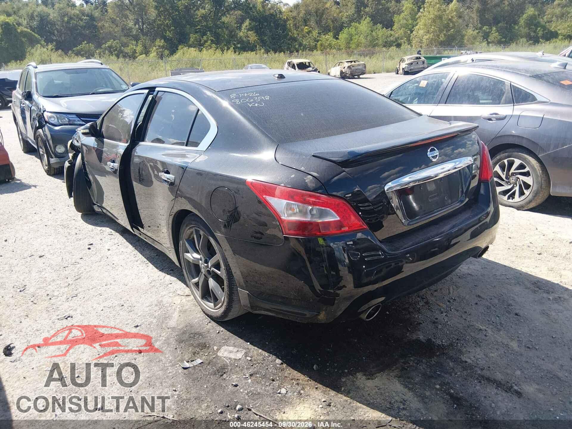 NISSAN MAXIMA 2013 - 1N4AA5AP1DC806398