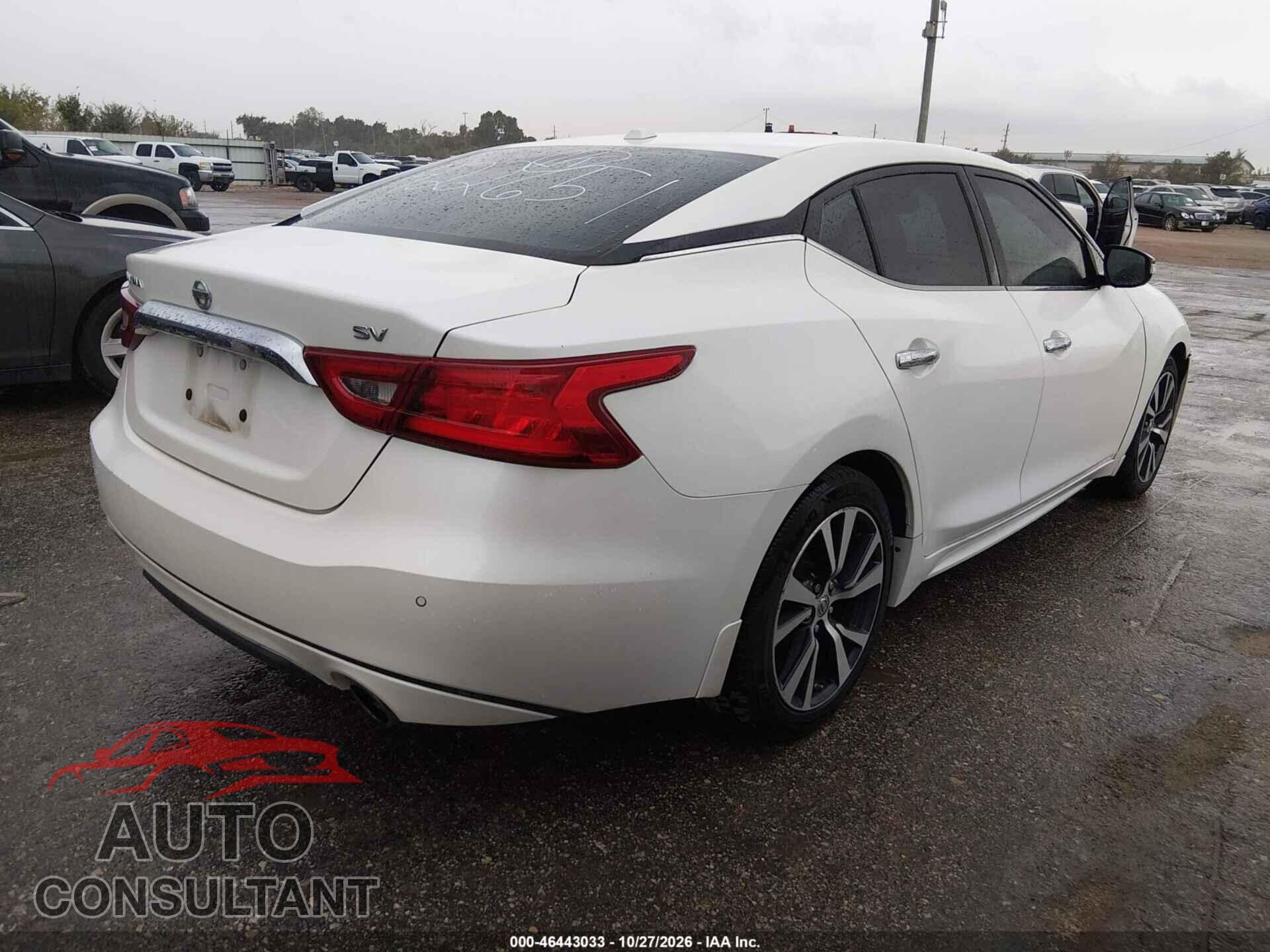 NISSAN MAXIMA 2017 - 1N4AA6AP1HC422651