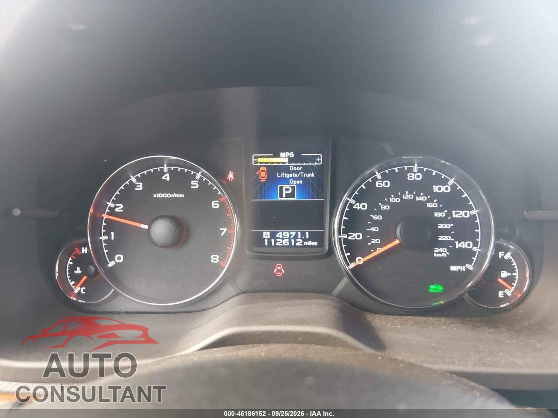 SUBARU OUTBACK 2014 - 4S4BRBNC4E3250856