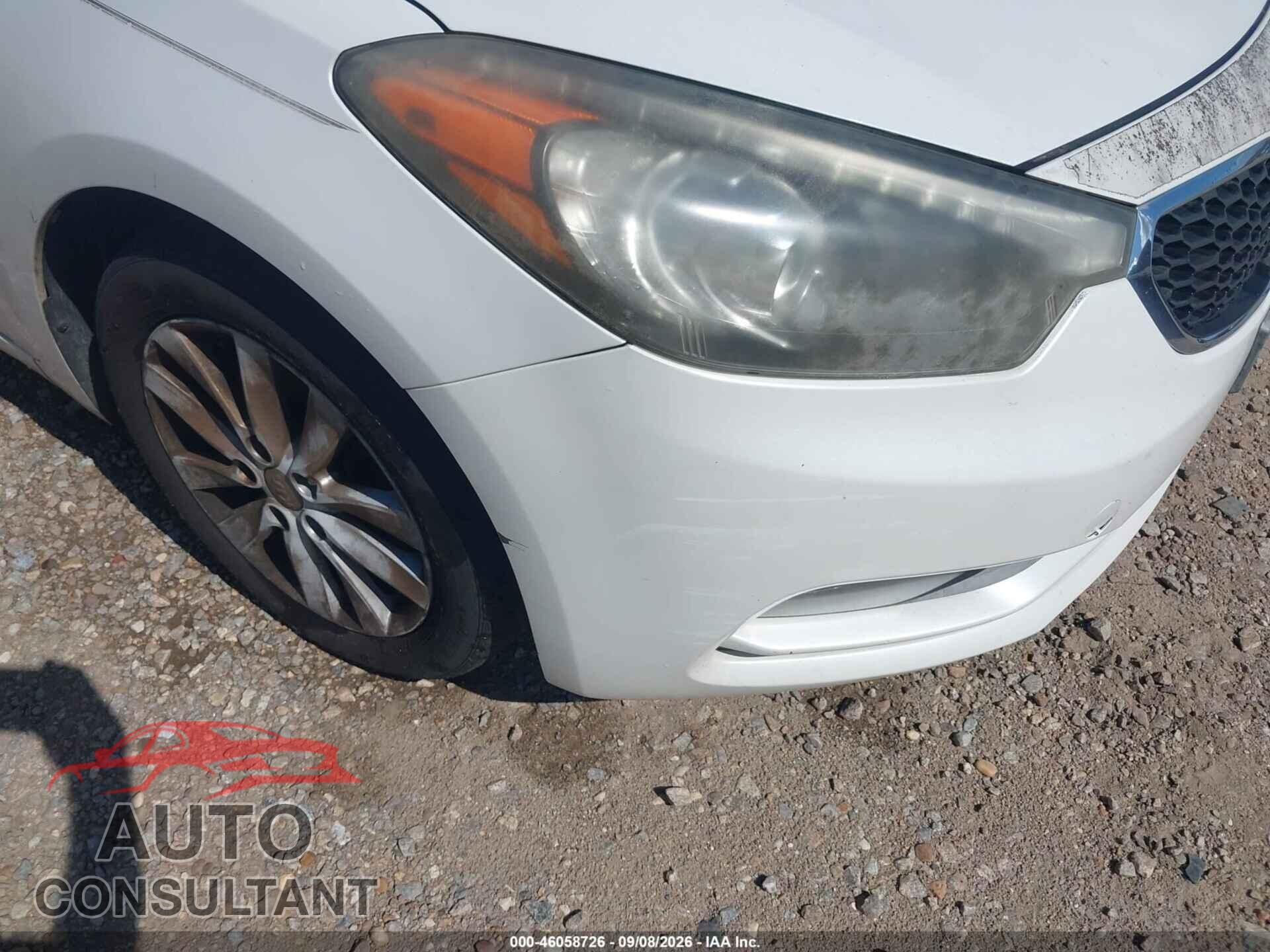 KIA FORTE 2014 - KNAFX4A87E5200723