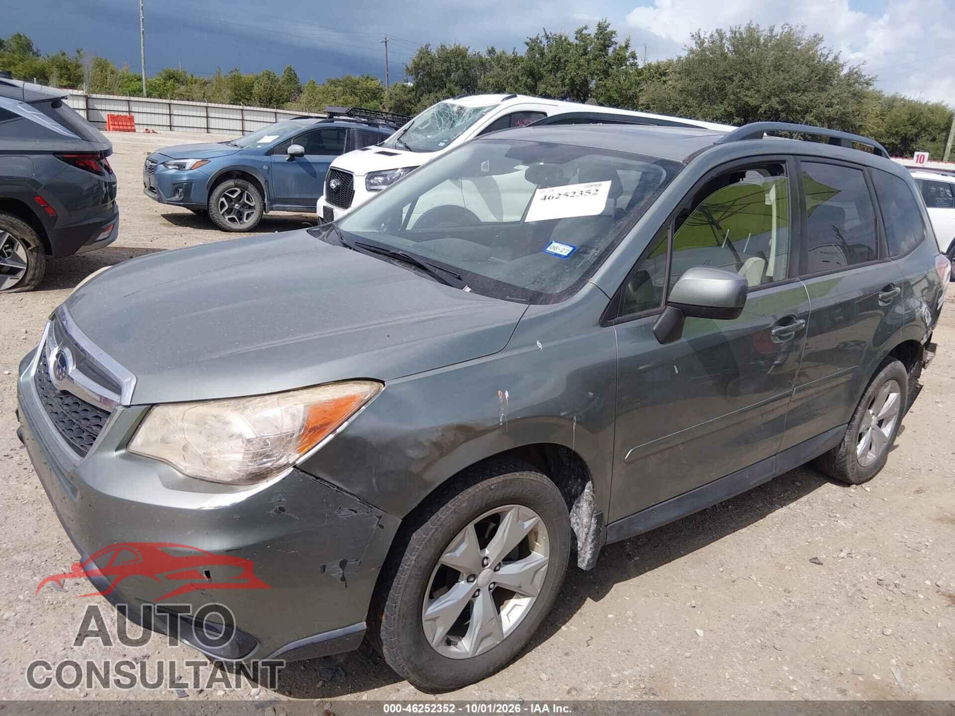 SUBARU FORESTER 2014 - JF2SJADC7EH422096