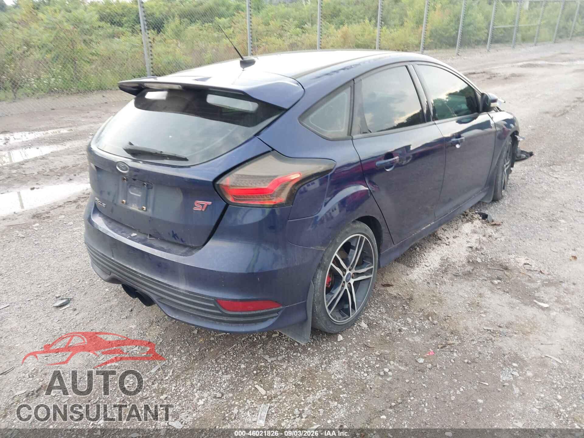 FORD FOCUS ST 2017 - 1FADP3L94HL253184