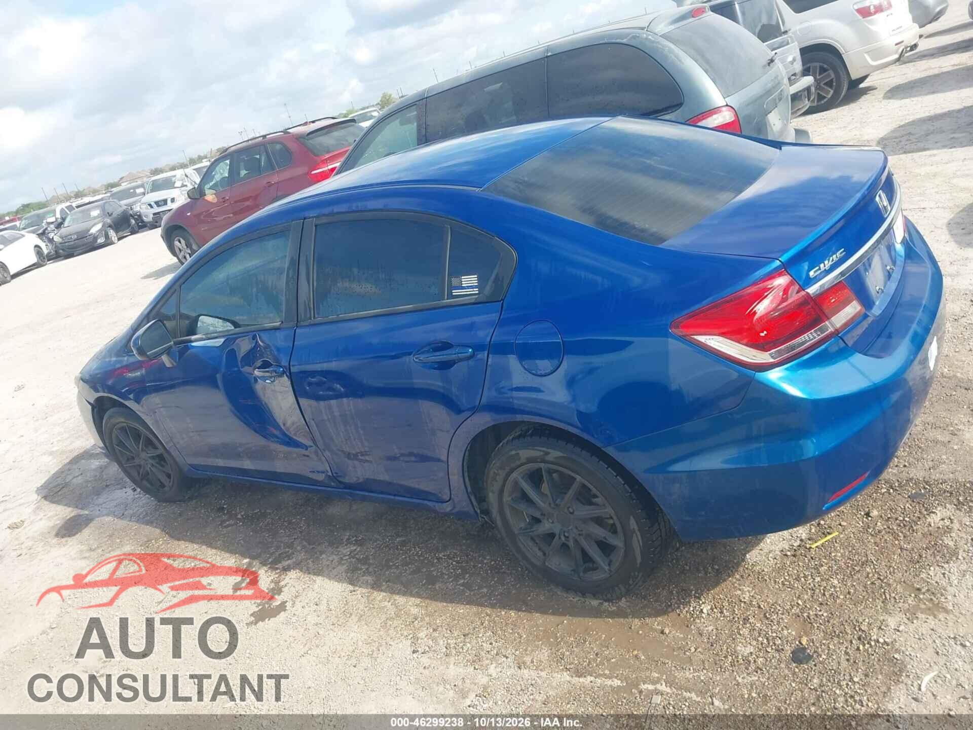HONDA CIVIC 2015 - 19XFB2F89FE016145