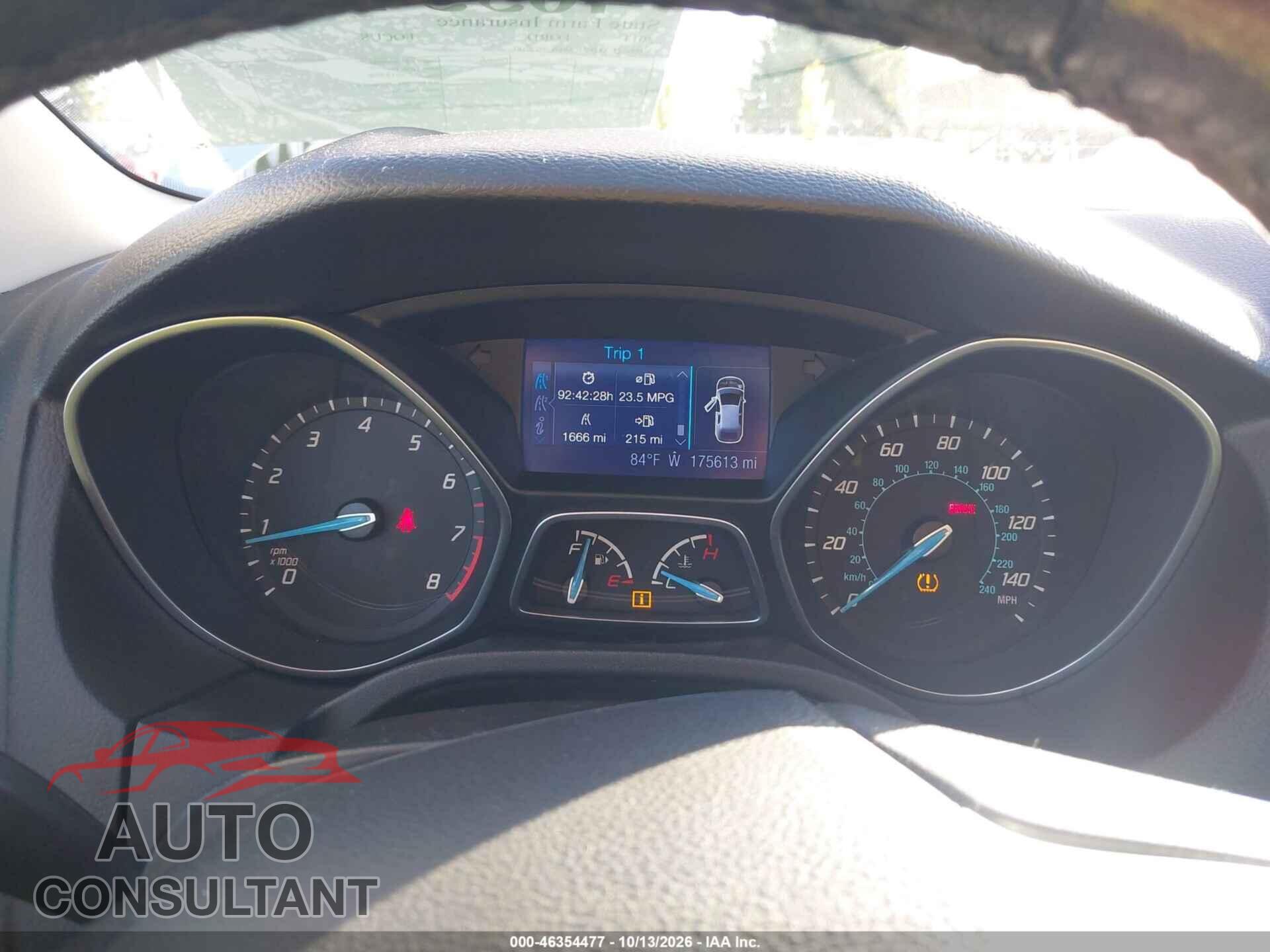 FORD FOCUS 2013 - 1FADP3K26DL362700