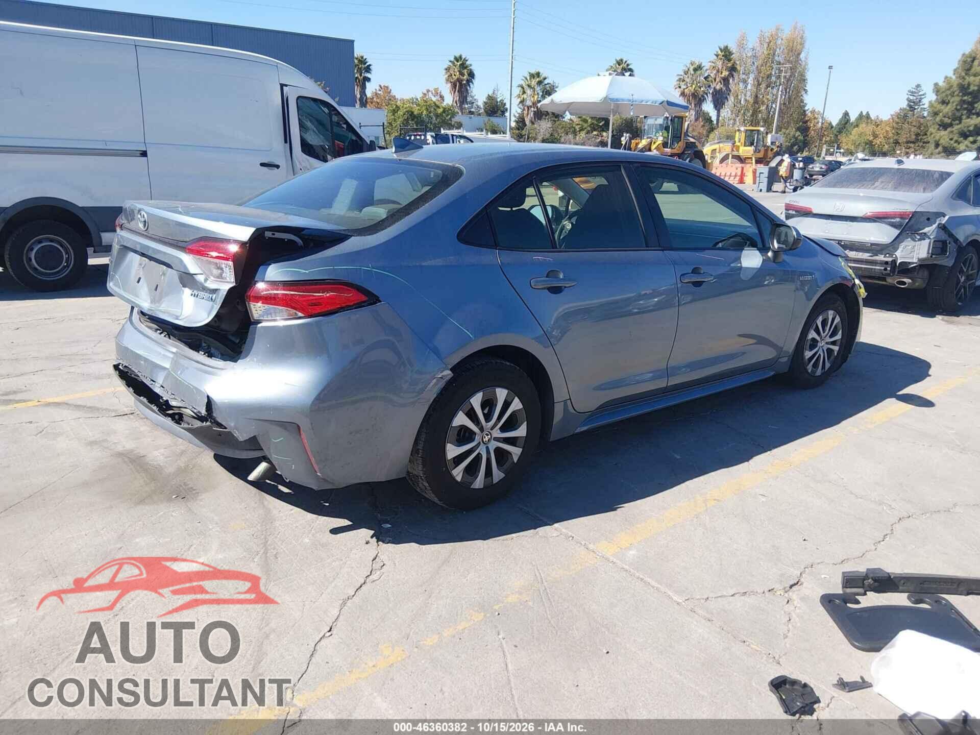TOYOTA COROLLA 2021 - JTDEAMDE2MJ002901