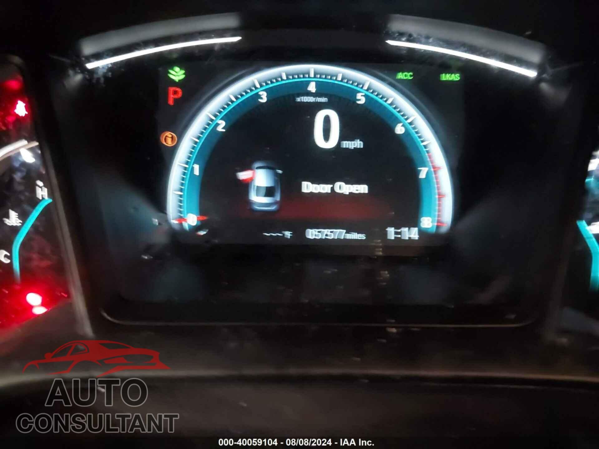 HONDA CIVIC 2020 - 2HGFC2F60LH519236