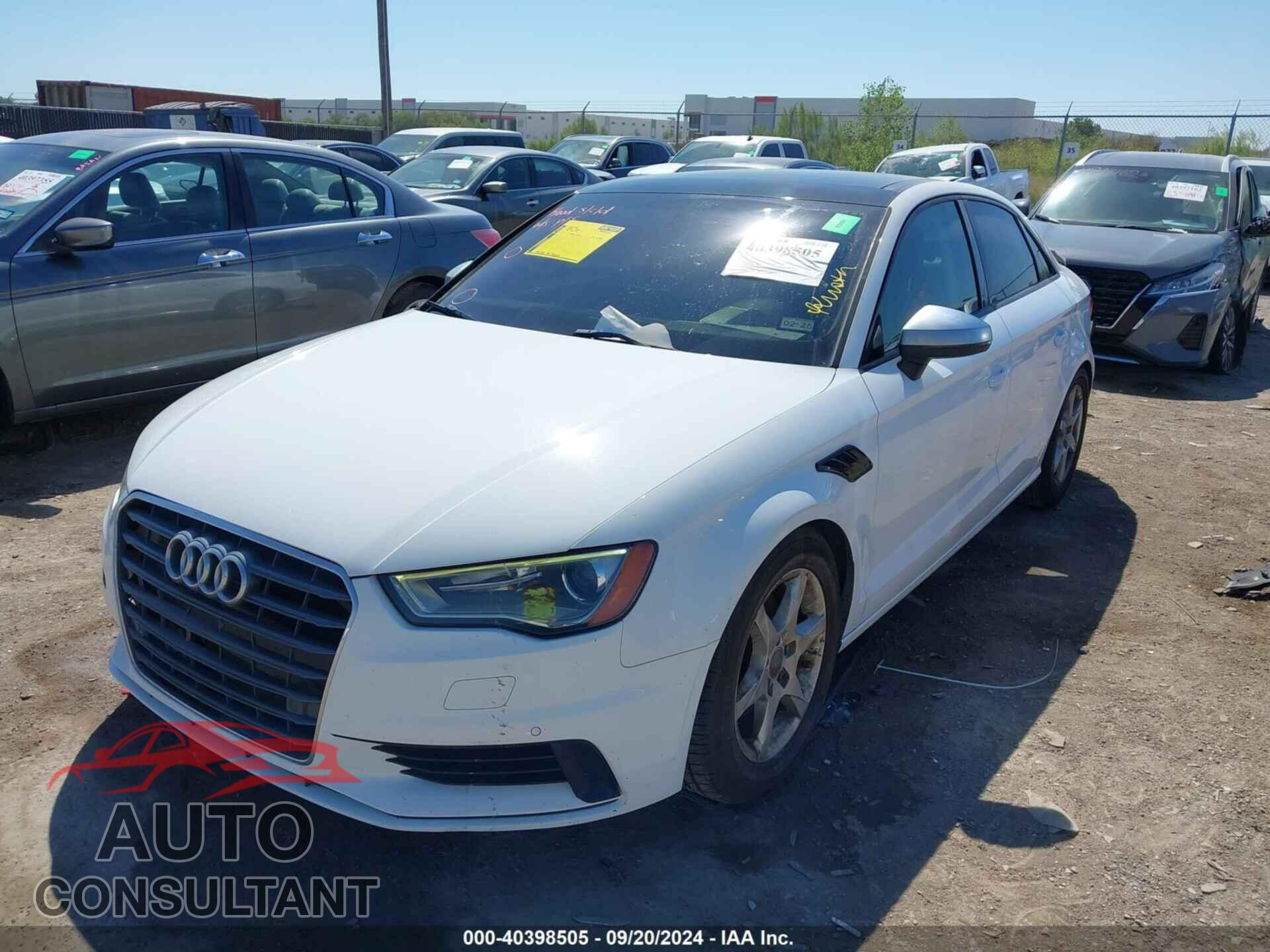 AUDI A3 2016 - WAUA7GFF6G1054909