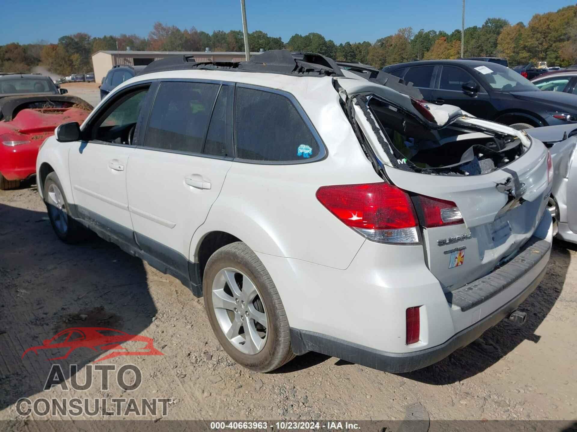 SUBARU OUTBACK 2014 - 4S4BRBLC0E3308626