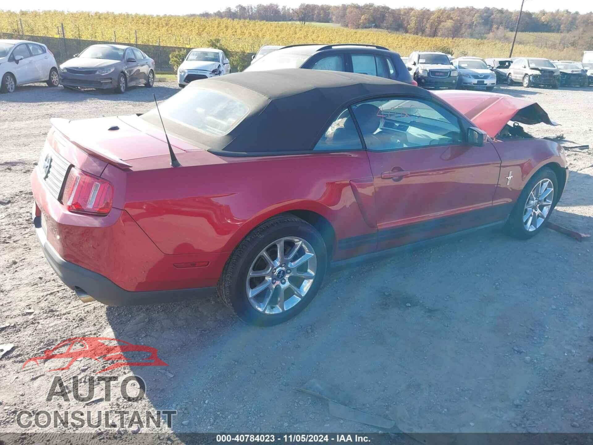 FORD MUSTANG 2010 - 1ZVBP8EN5A5115847