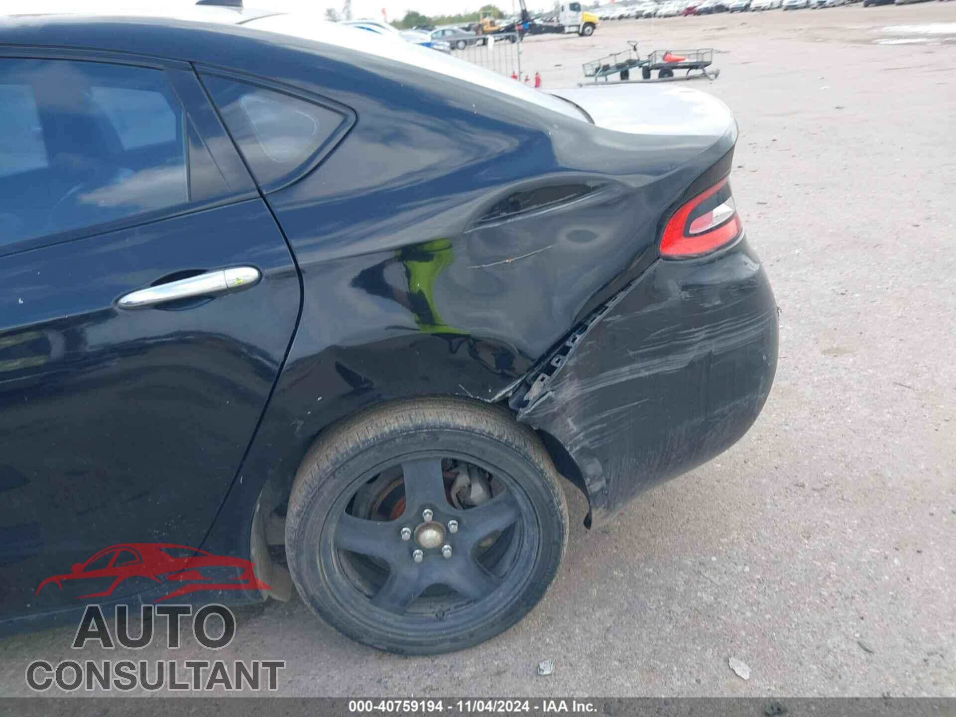 DODGE DART 2013 - 1C3CDFCA9DD105065
