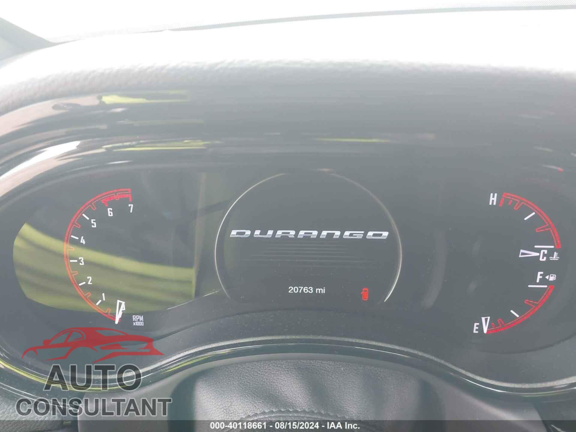 DODGE DURANGO 2022 - 1C4SDJCT3NC215600
