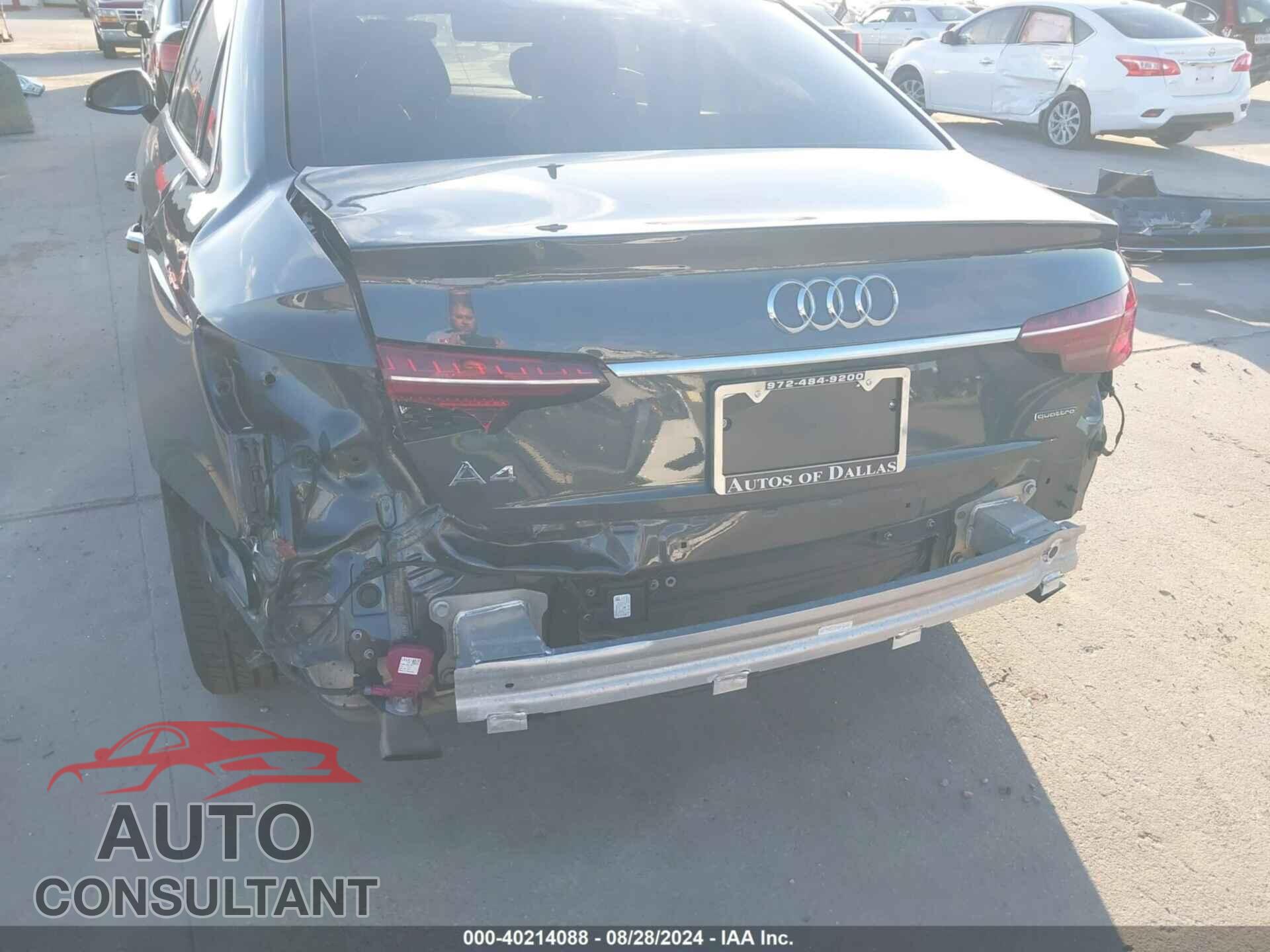 AUDI A4 2021 - WAUABAF4XMA033843