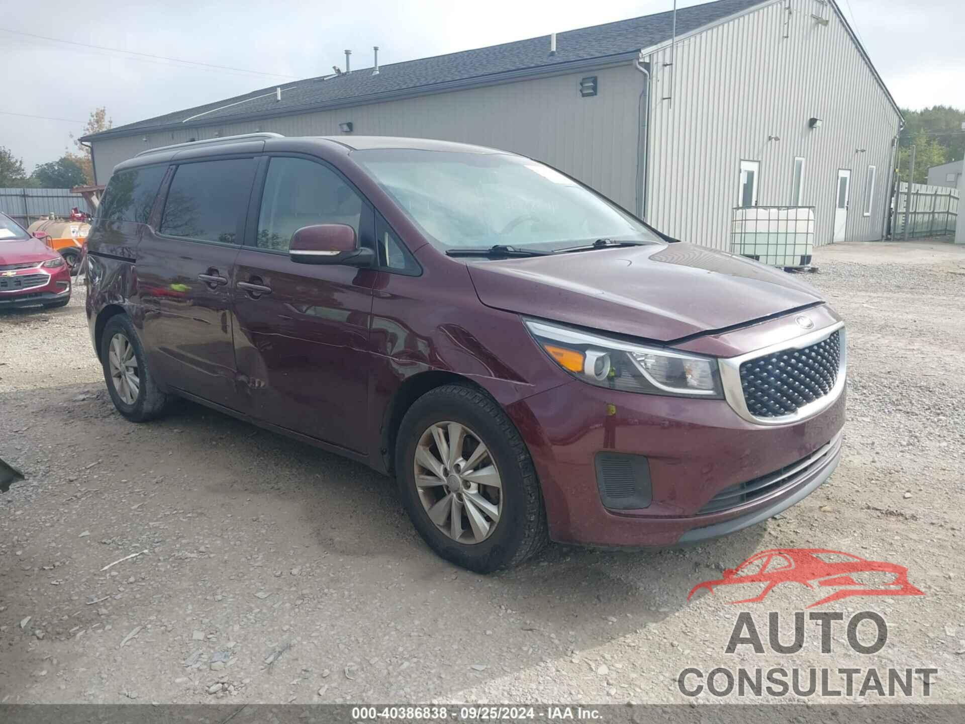 KIA SEDONA 2016 - KNDMB5C14G6086062