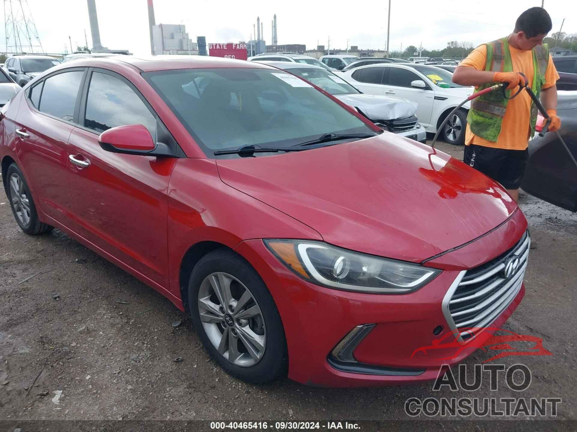 HYUNDAI ELANTRA 2017 - KMHD84LFXHU237449