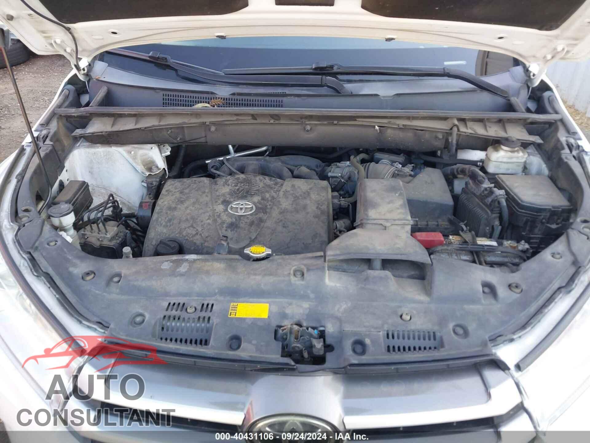 TOYOTA HIGHLANDER 2017 - 5TDBZRFH8HS386496