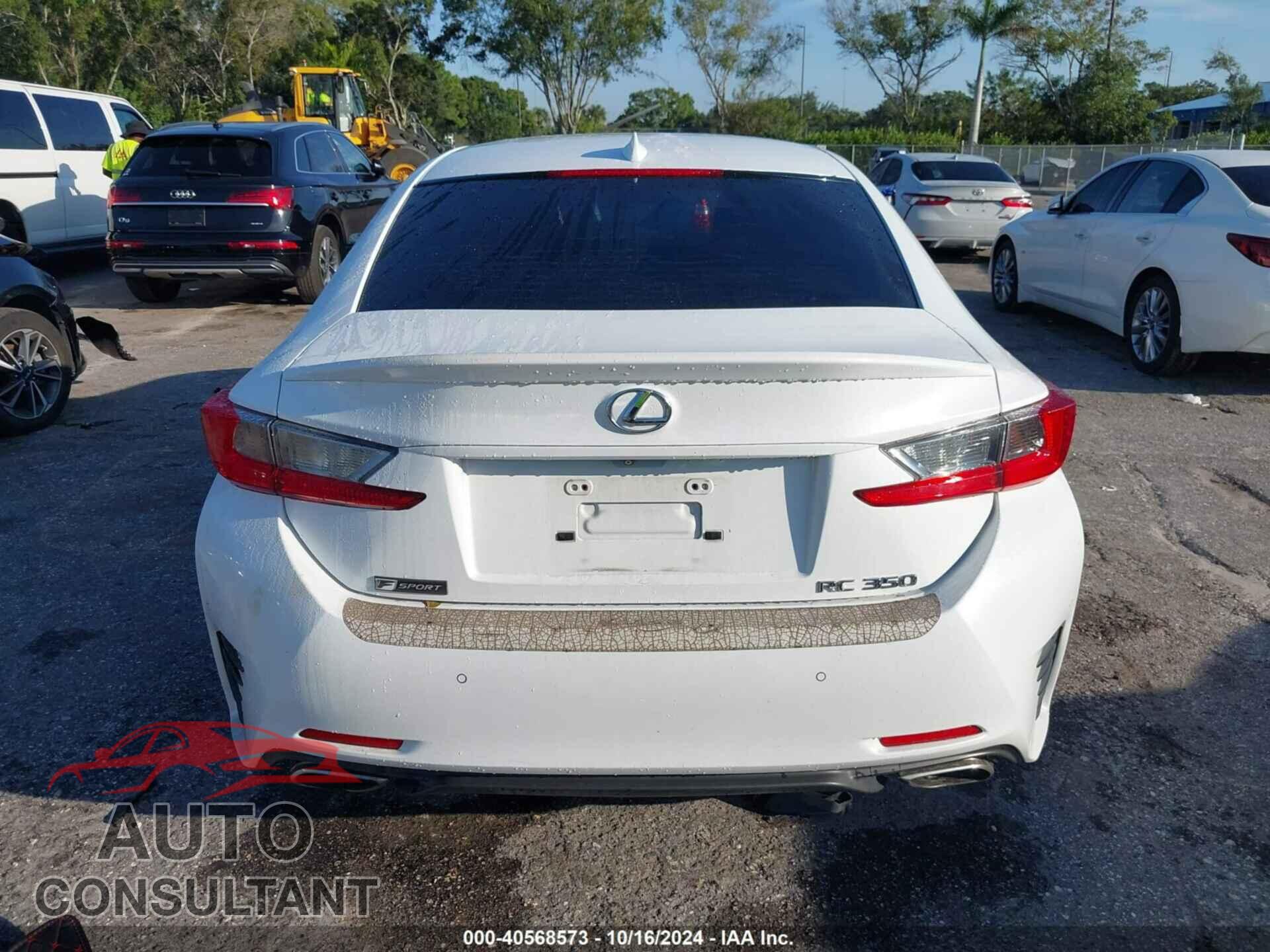 LEXUS RC 350 2015 - JTHHE5BC9F5001487