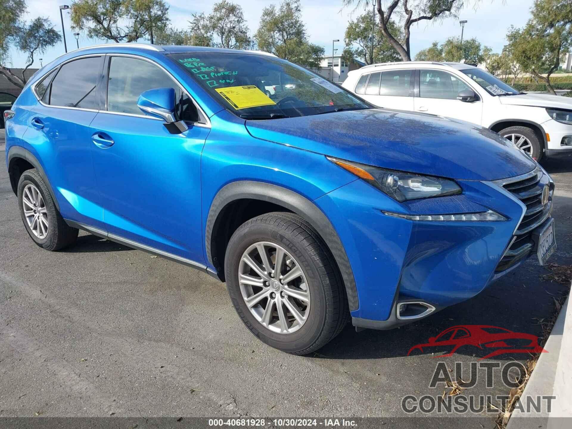 LEXUS NX 200T 2016 - JTJYARBZ0G2034161