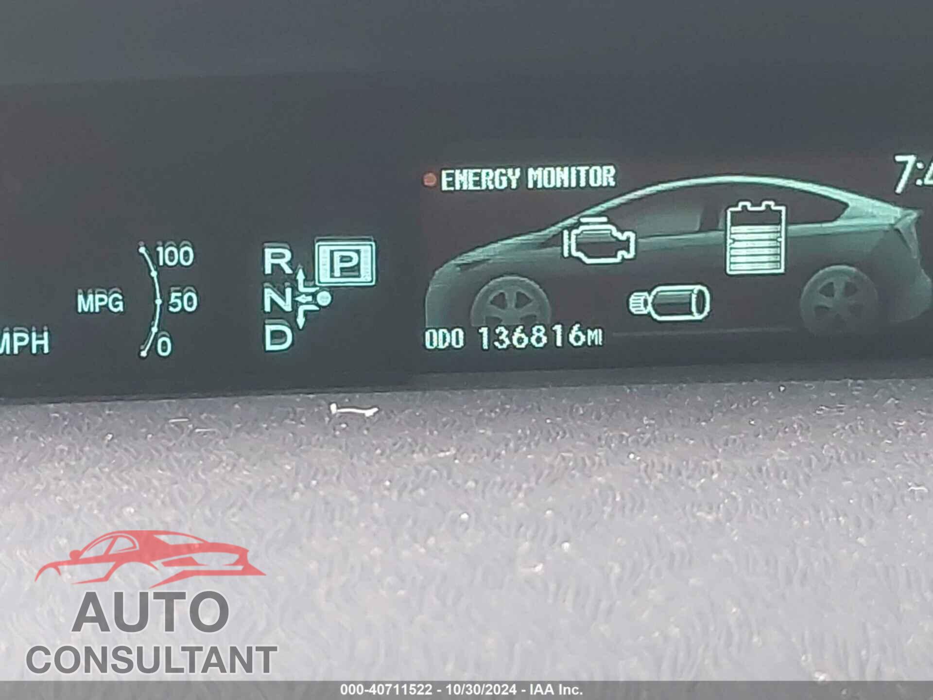 TOYOTA PRIUS 2015 - JTDKN3DU2F0443736