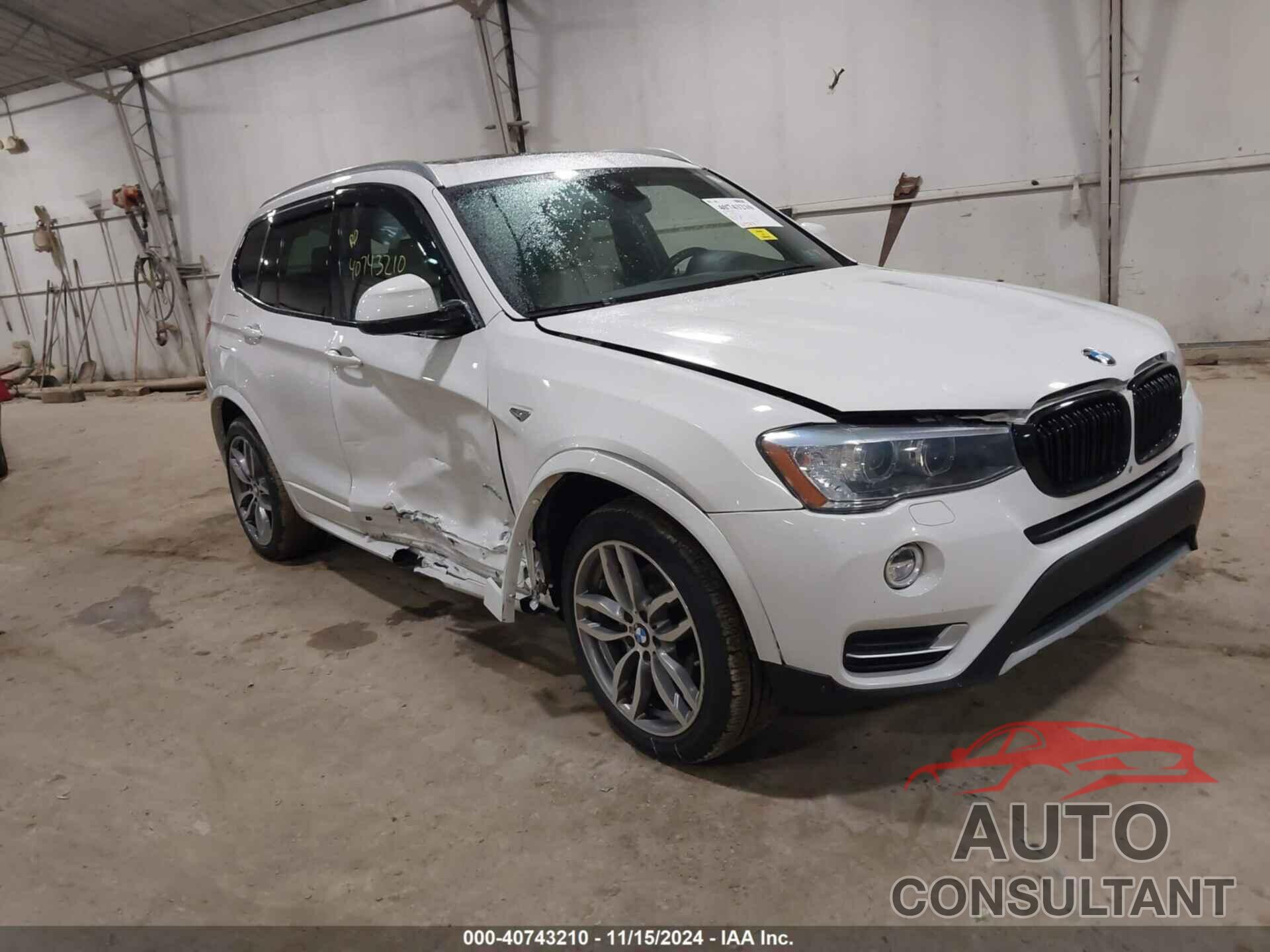 BMW X3 2017 - 5UXWX9C54H0T03827