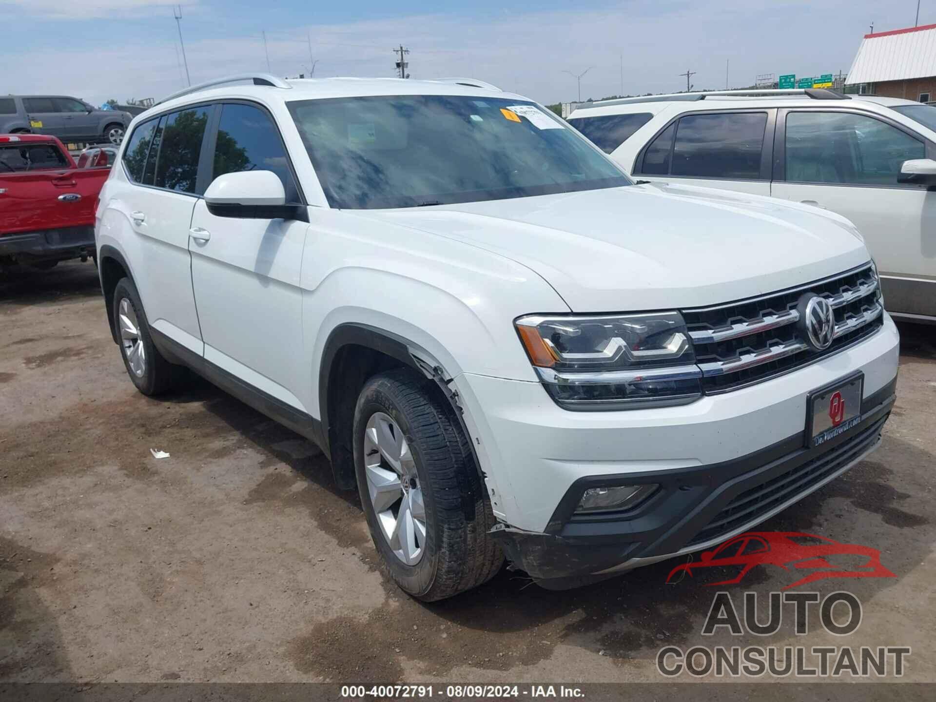 VOLKSWAGEN ATLAS 2019 - 1V2WP2CAXKC552790