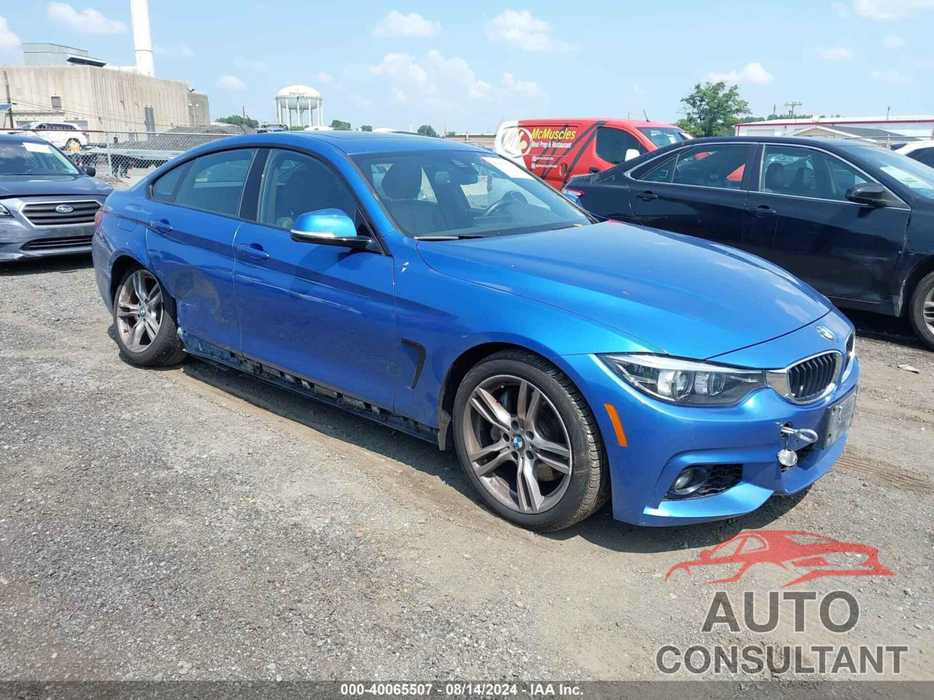 BMW 440I GRAN COUPE 2018 - WBA4J7C58JBH14463