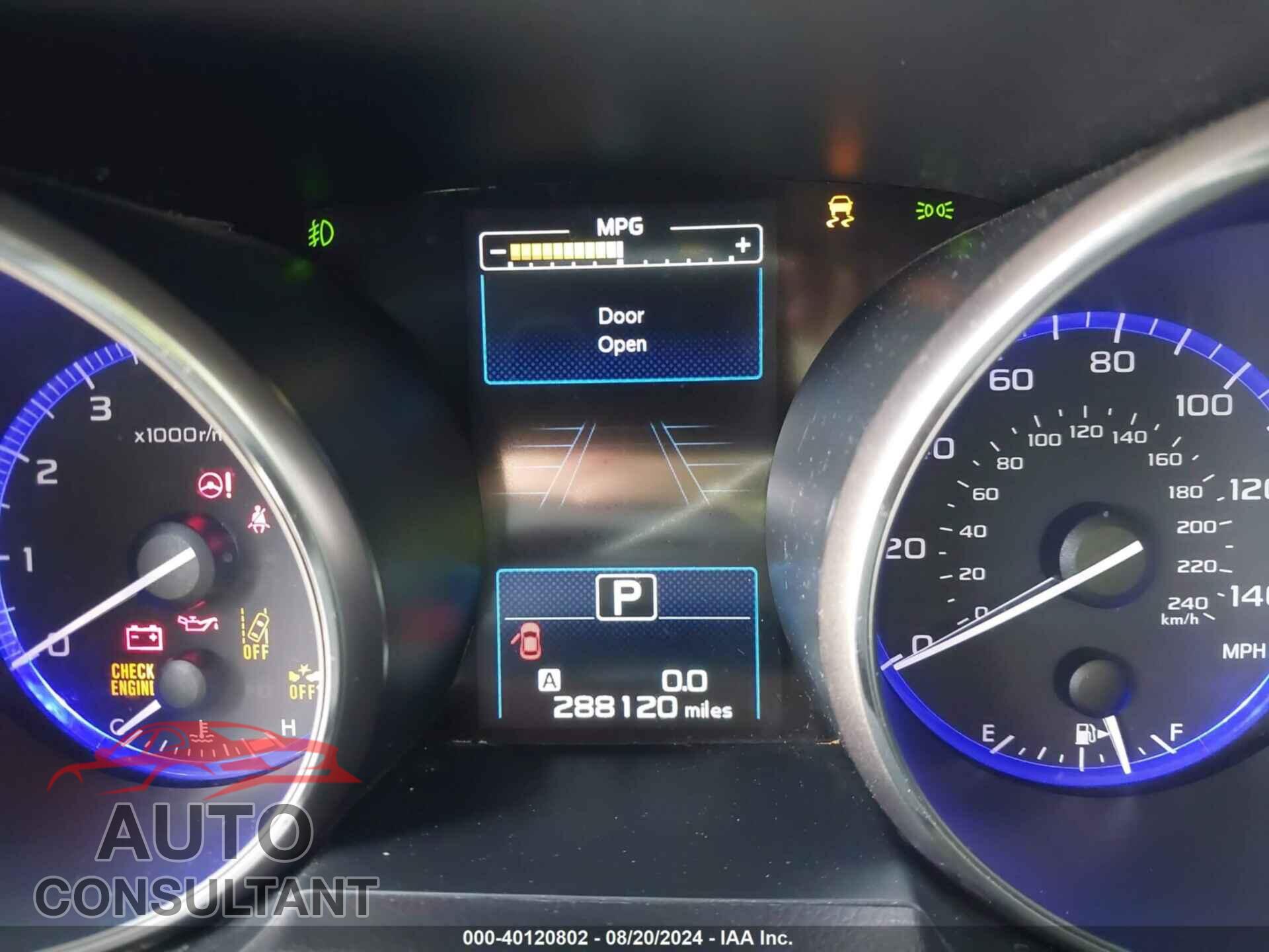 SUBARU LEGACY 2017 - 4S3BNAF67H3021109