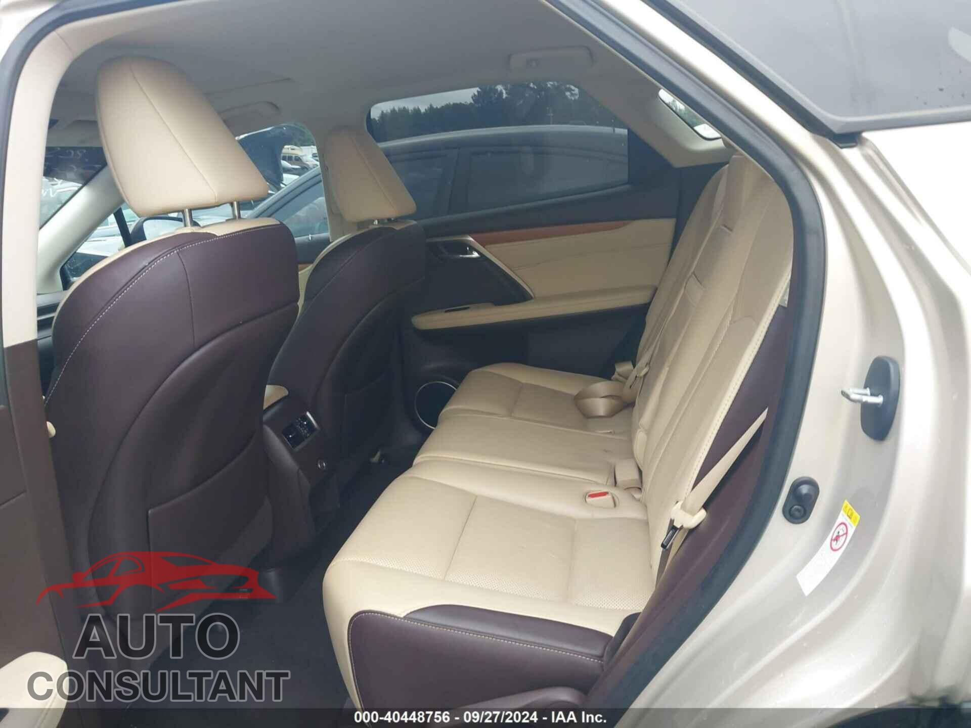 LEXUS RX 2016 - 2T2ZZMCA0GC018566
