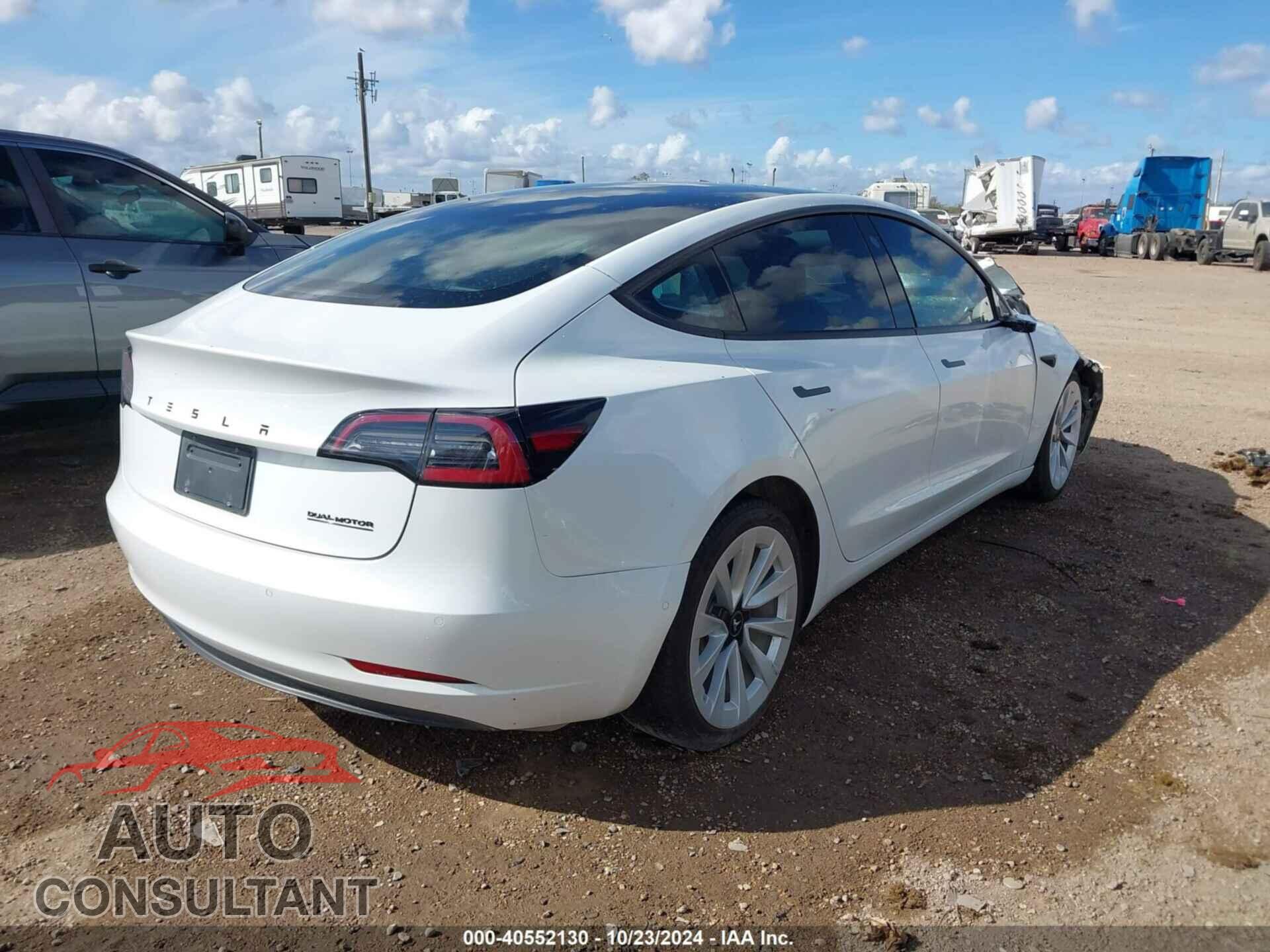TESLA MODEL 3 2022 - 5YJ3E1EB2NF246703