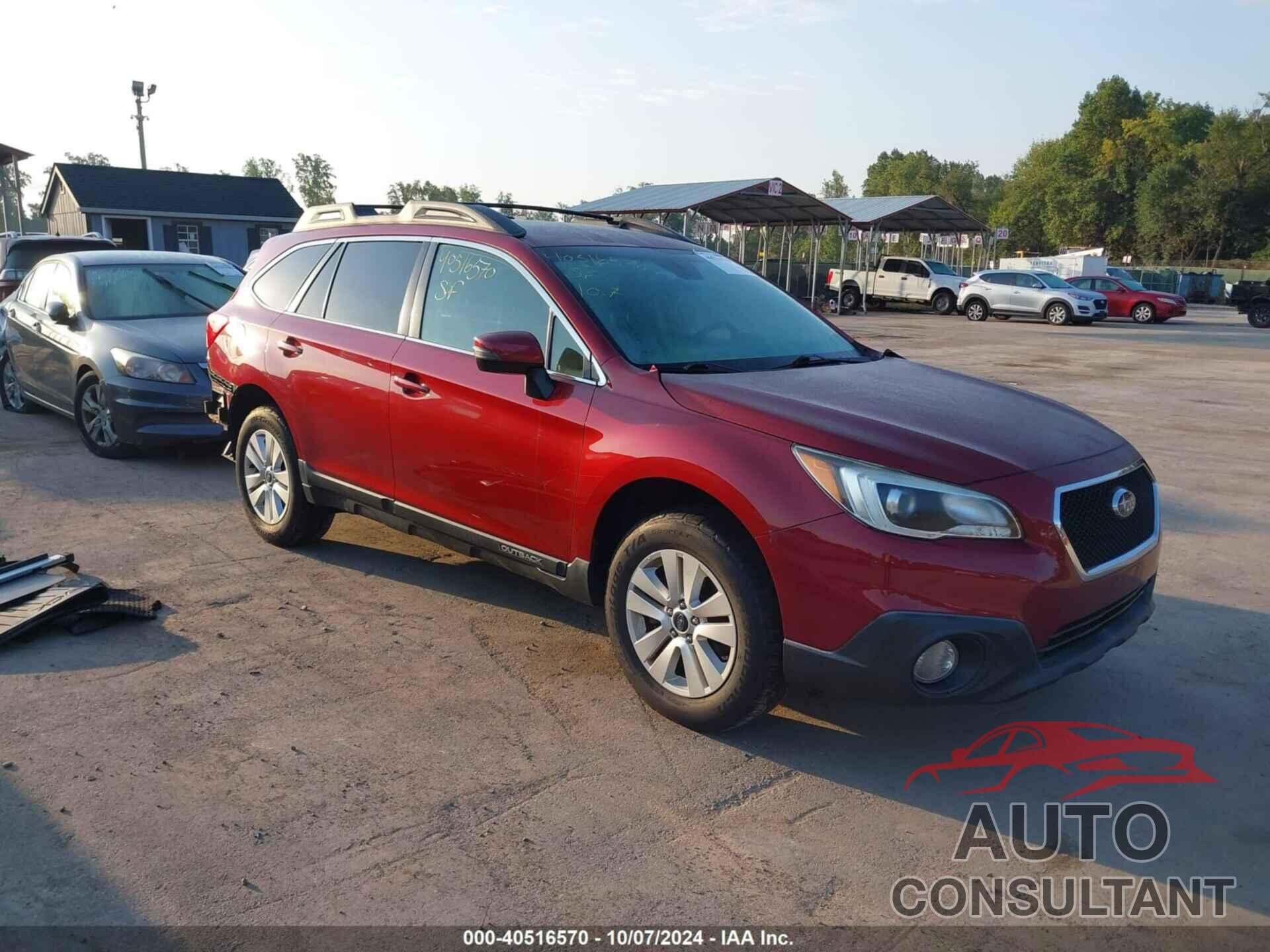 SUBARU OUTBACK 2017 - 4S4BSAFC7H3286929